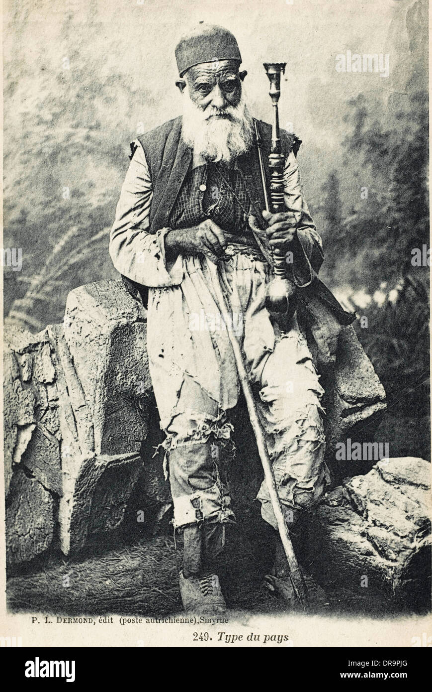 Izmir - ce pauvre vieux pays Chap Banque D'Images