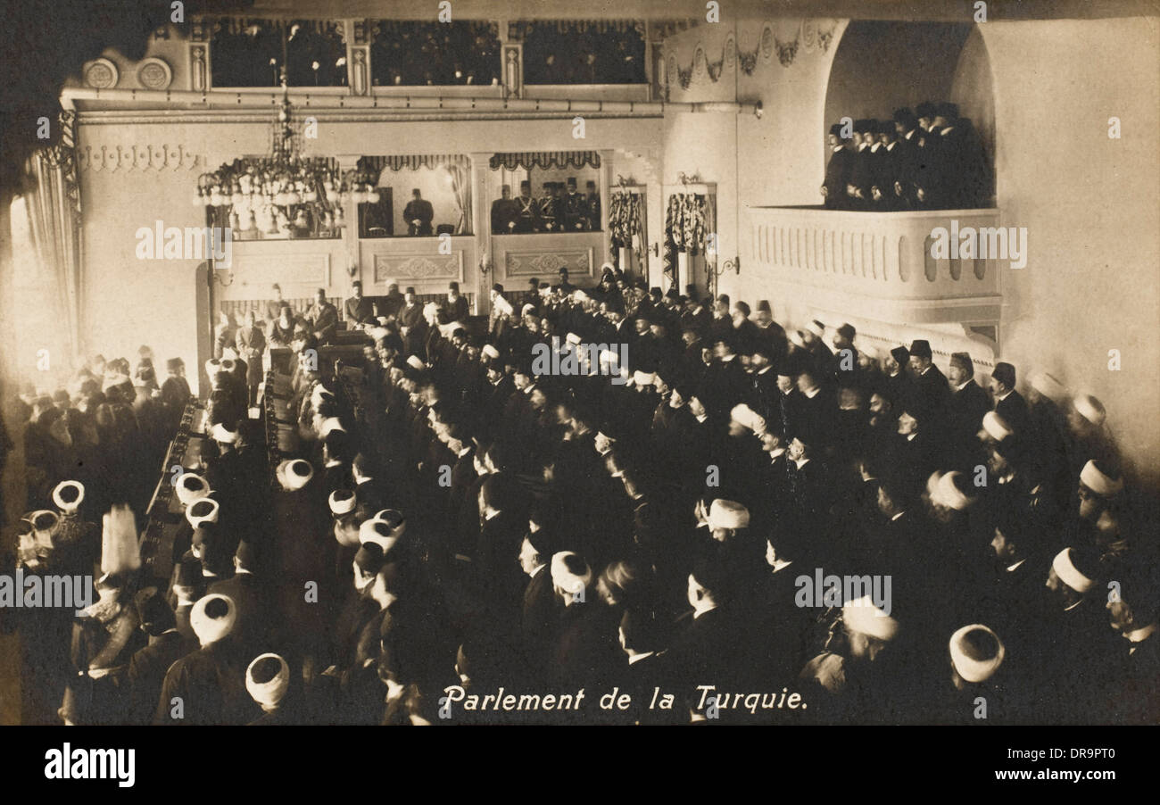 Le Sultan Abdul Hamid II - Le Parlement de la Turquie Banque D'Images