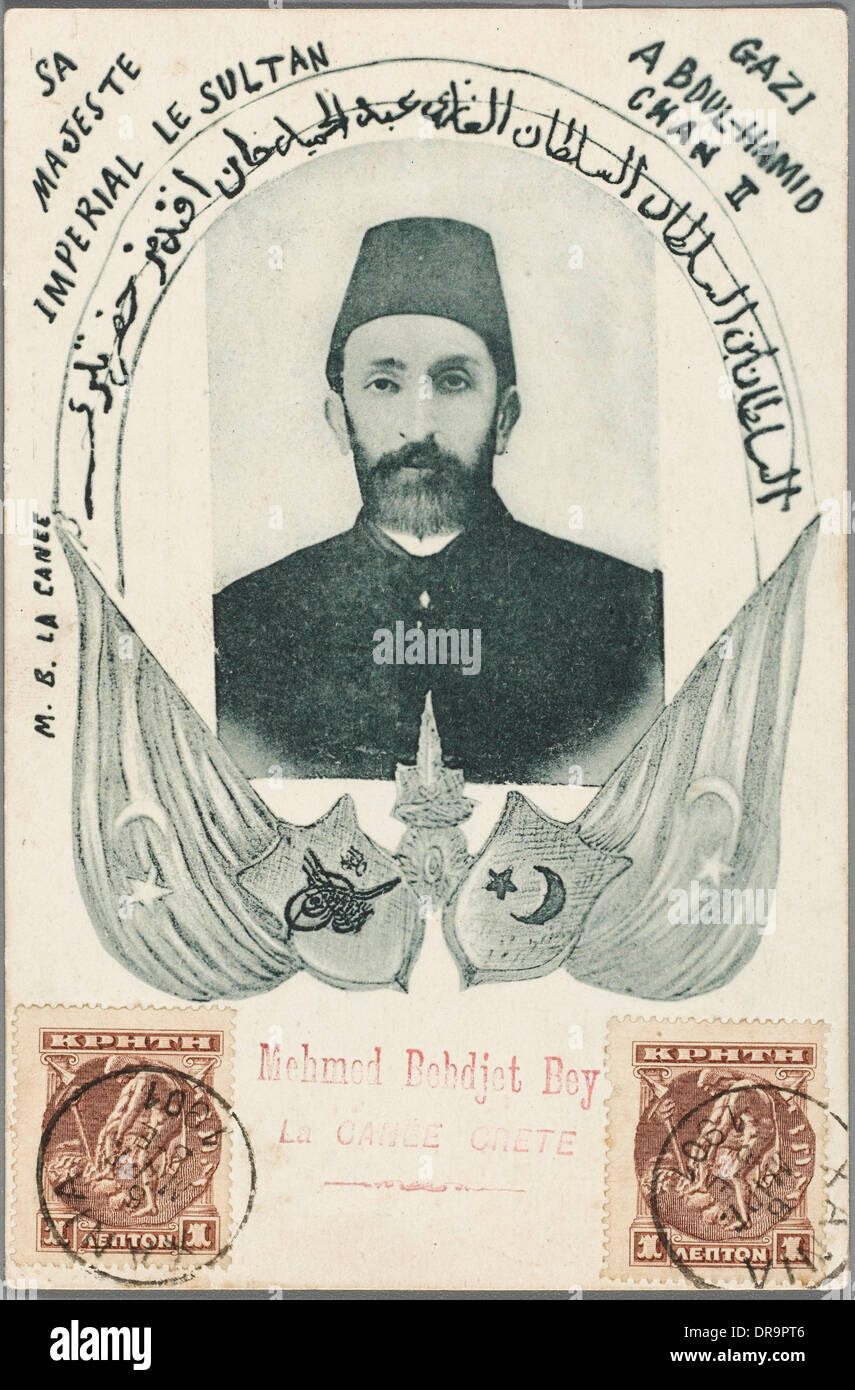 Le Sultan Abdul Hamid II de la Turquie Banque D'Images