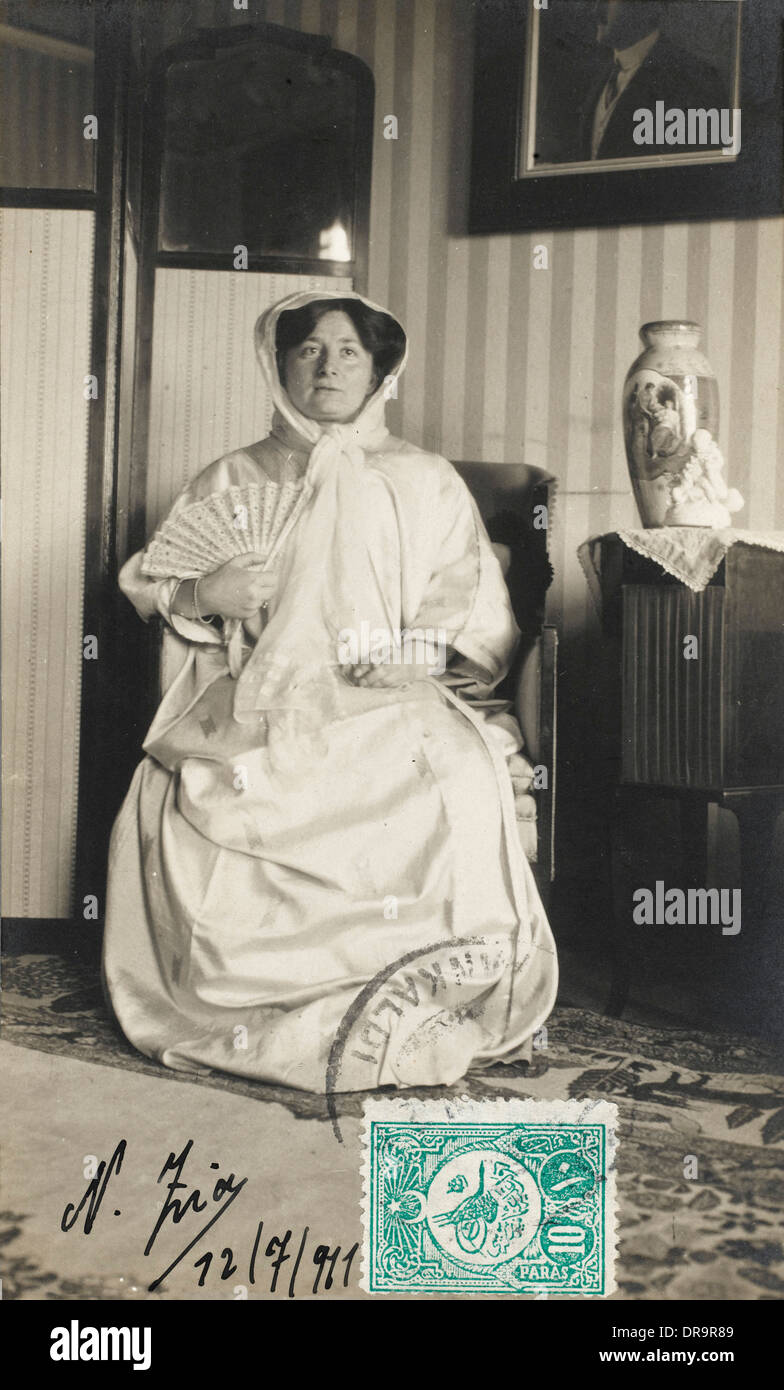 Mme Zia - une femme au foyer d'Istanbul Banque D'Images
