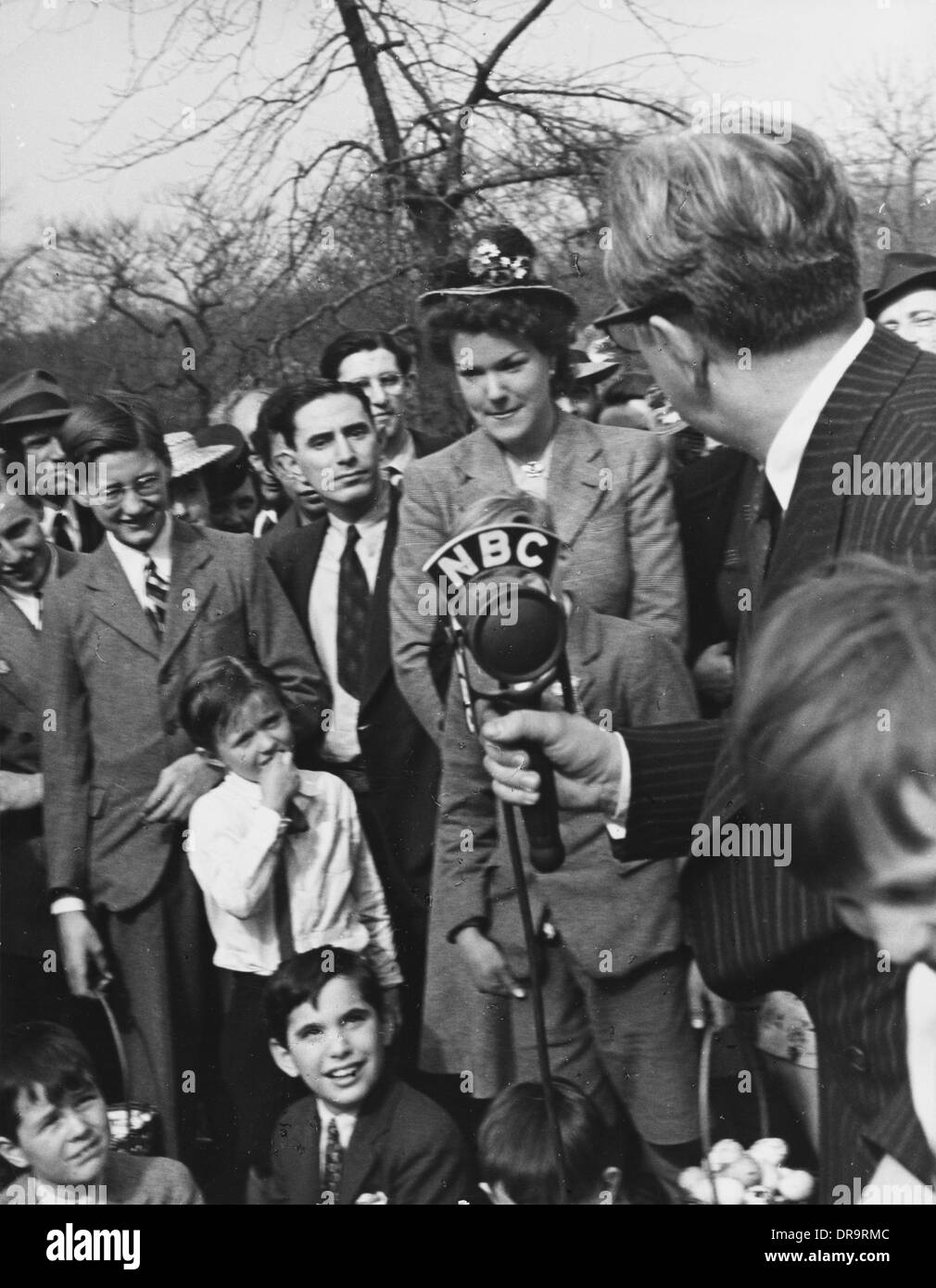 La Deuxième Guerre mondiale, les personnes évacuées Banque D'Images