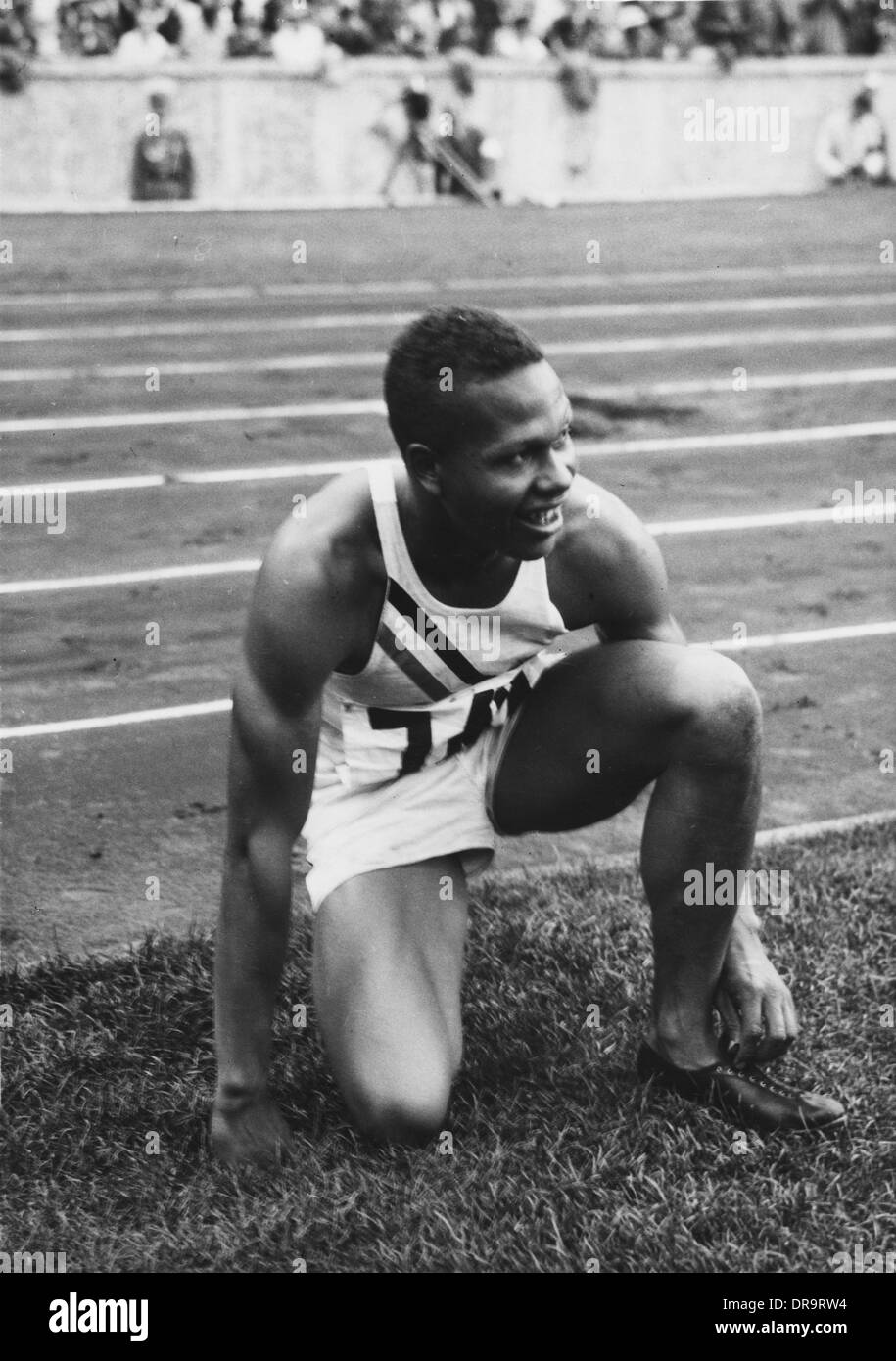 Aux Jeux Olympiques de Berlin 1936 Banque D'Images