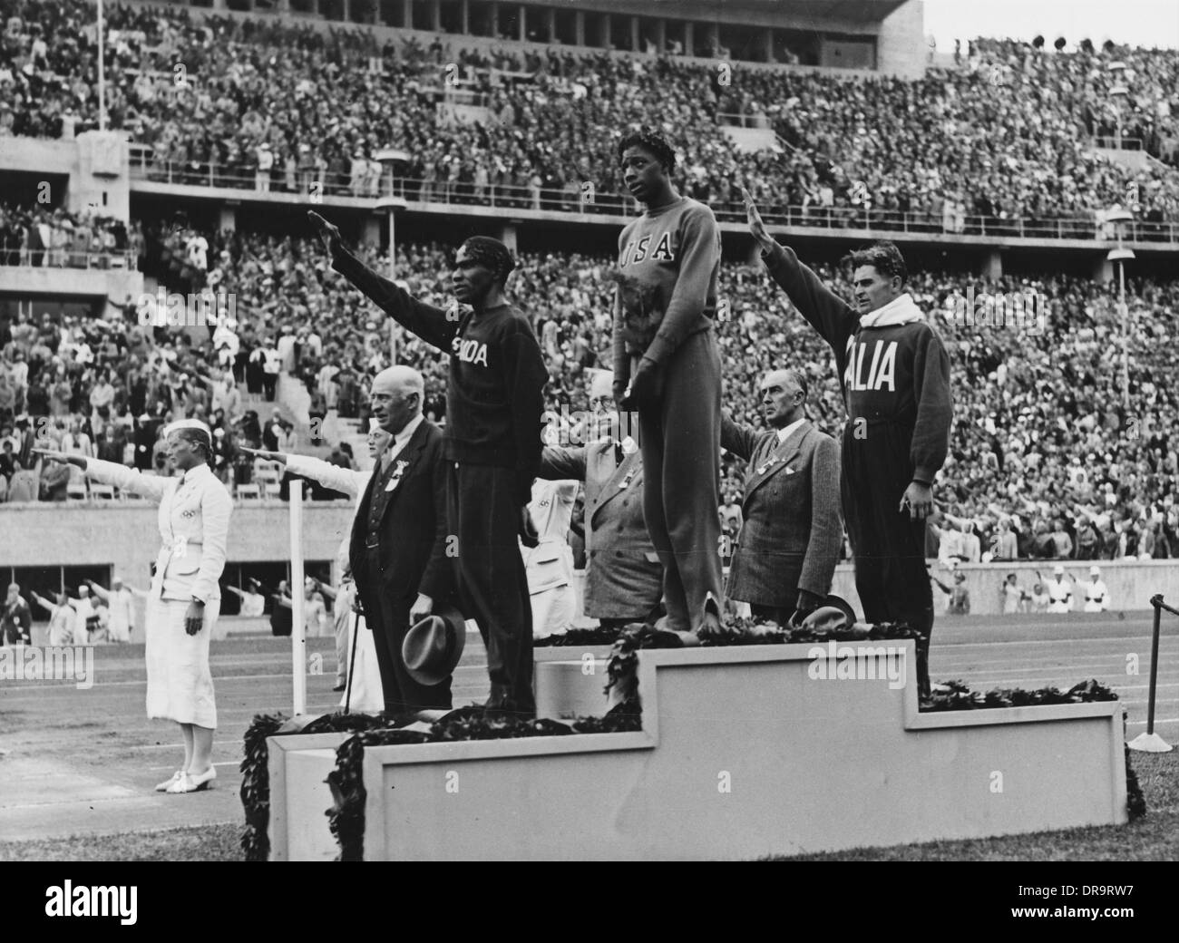 100 Mètres Masculin Aux Jeux Olympiques D'été De 1936 Jeux olympiques nazis jeux olympiques 1936 Banque de photographies et d