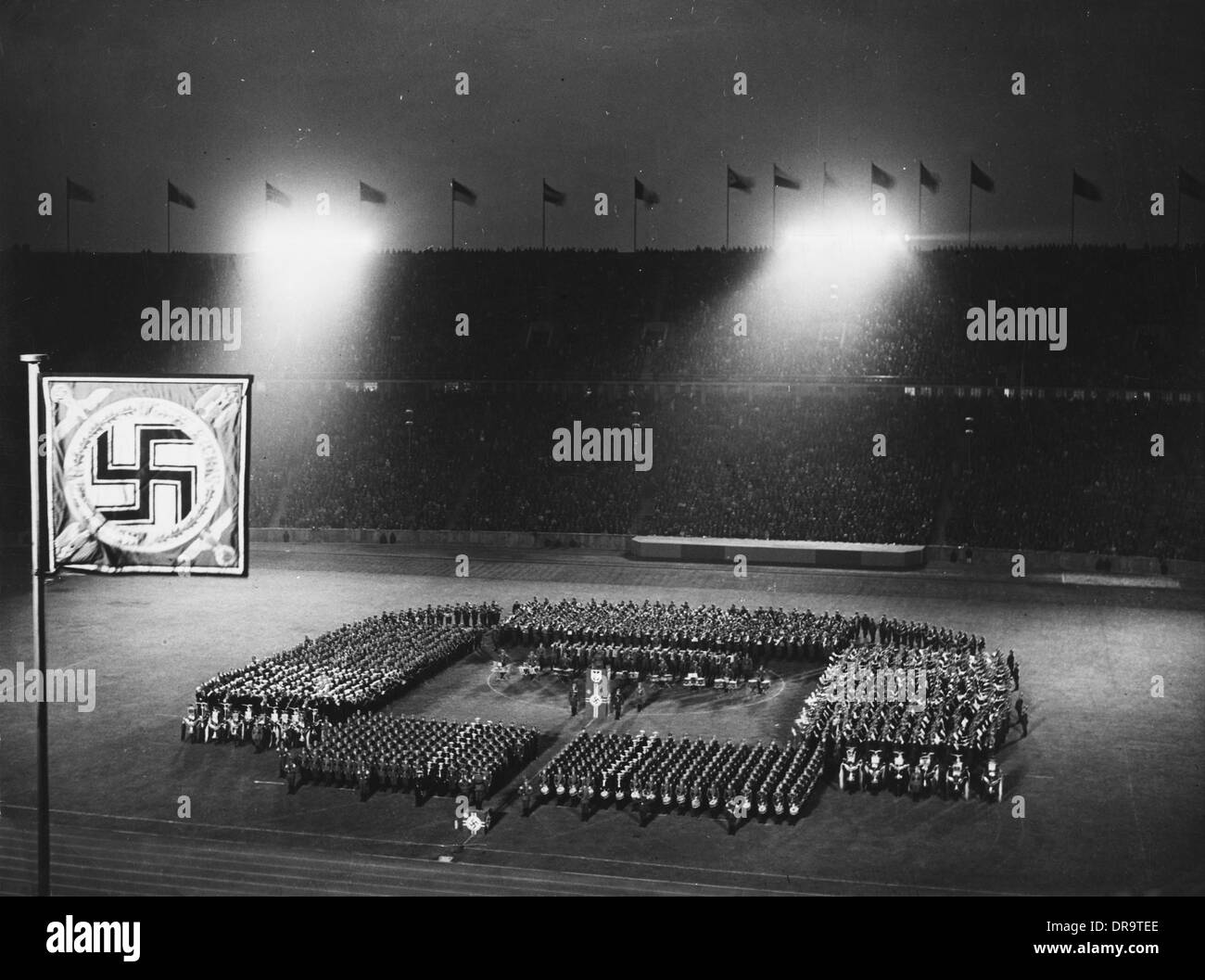 Aux Jeux Olympiques de Berlin 1936 Banque D'Images