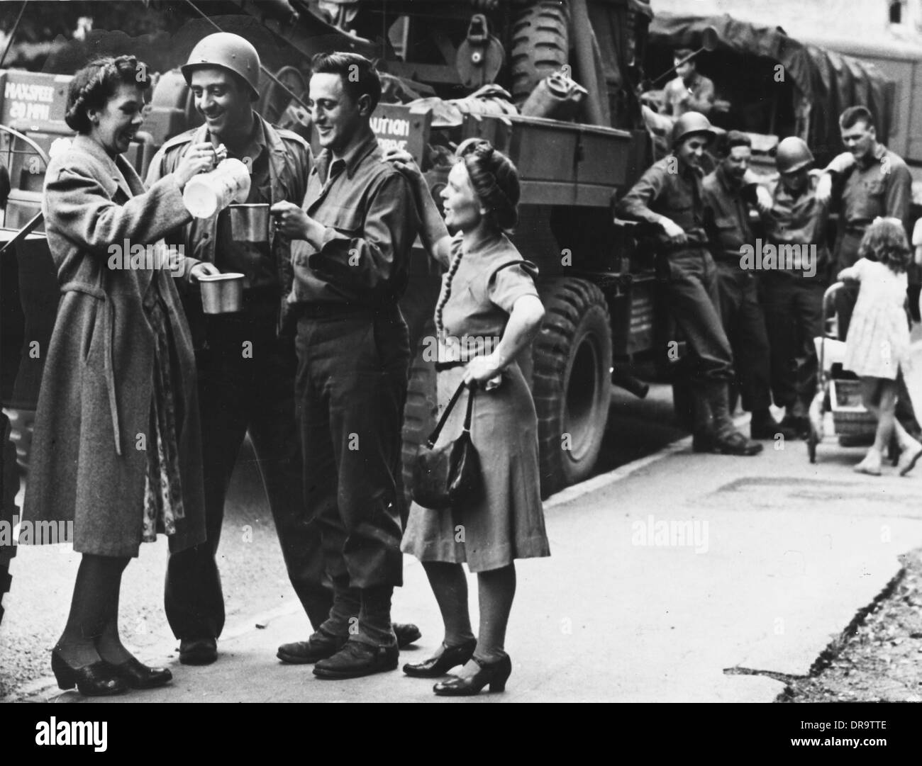 En attendant le jour "J" Banque D'Images