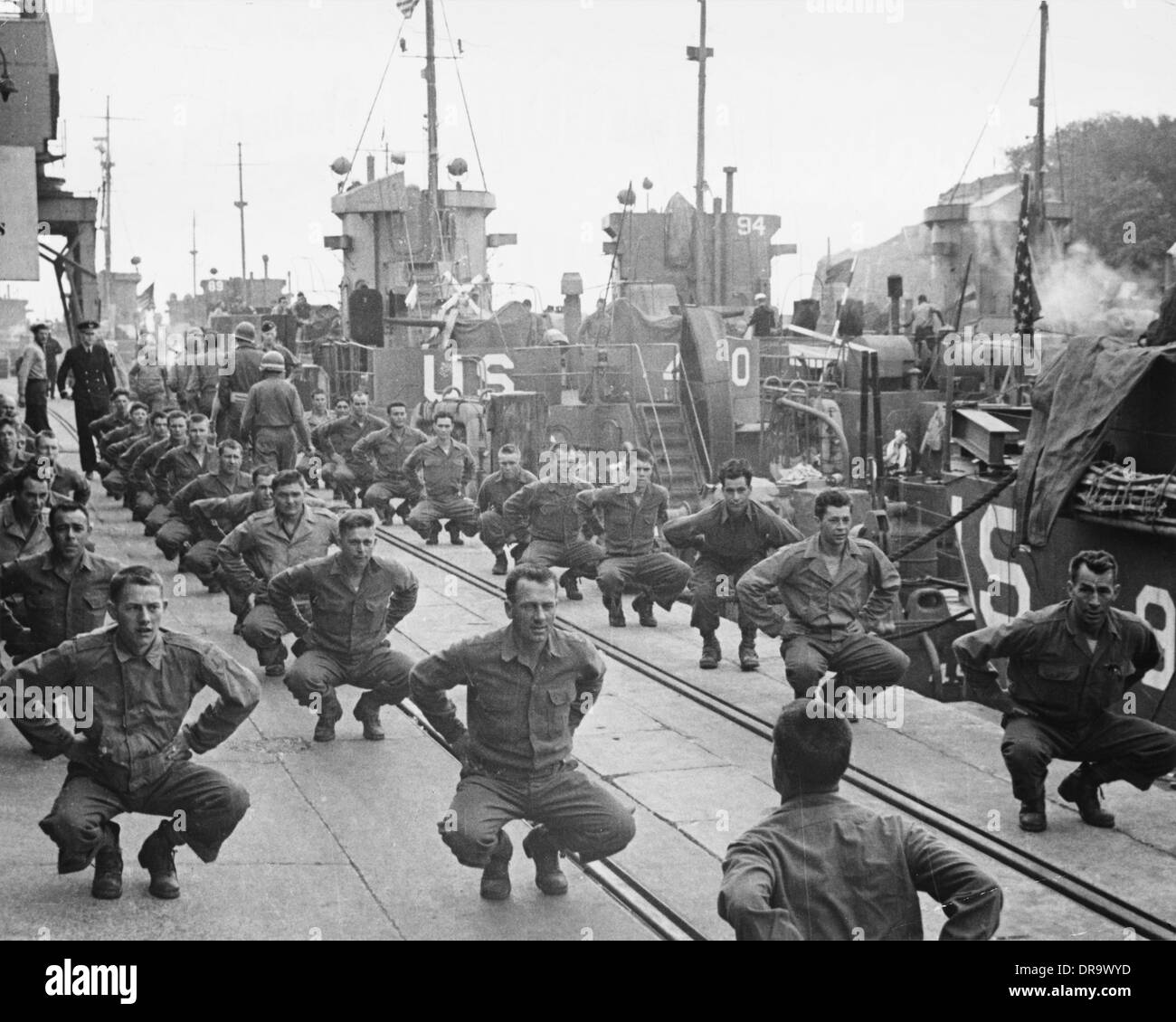 D-Day - souplesse jusqu'à l'Invasion Banque D'Images