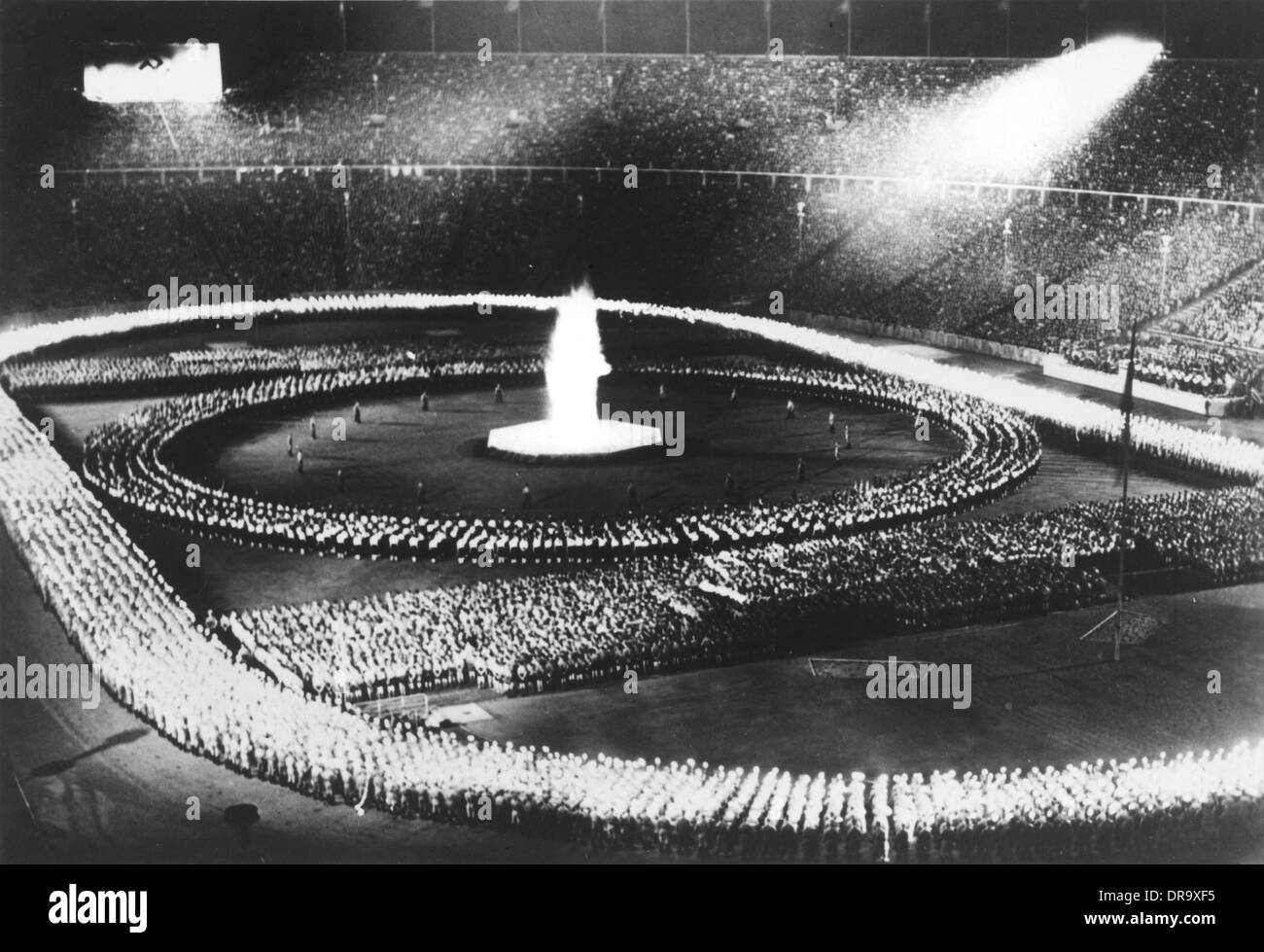 Aux Jeux Olympiques de Berlin 1936 Banque D'Images