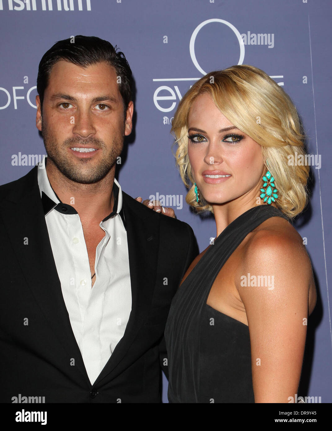 Maksim Chmerkovskiy, Peta Murgatroyd australiens en Film Awards & Dîner-bénéfice 2012 tenue à l'hôtel InterContinental - Arrivées Los Angeles, Californie - 27.06.12 Banque D'Images