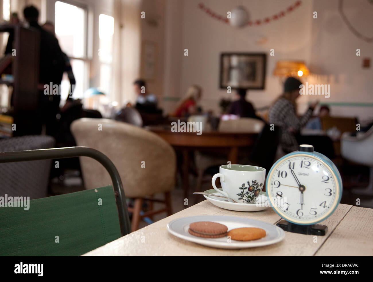 Ziferblat dans Shoreditch est le premier paiement à l'café à Londres Banque D'Images