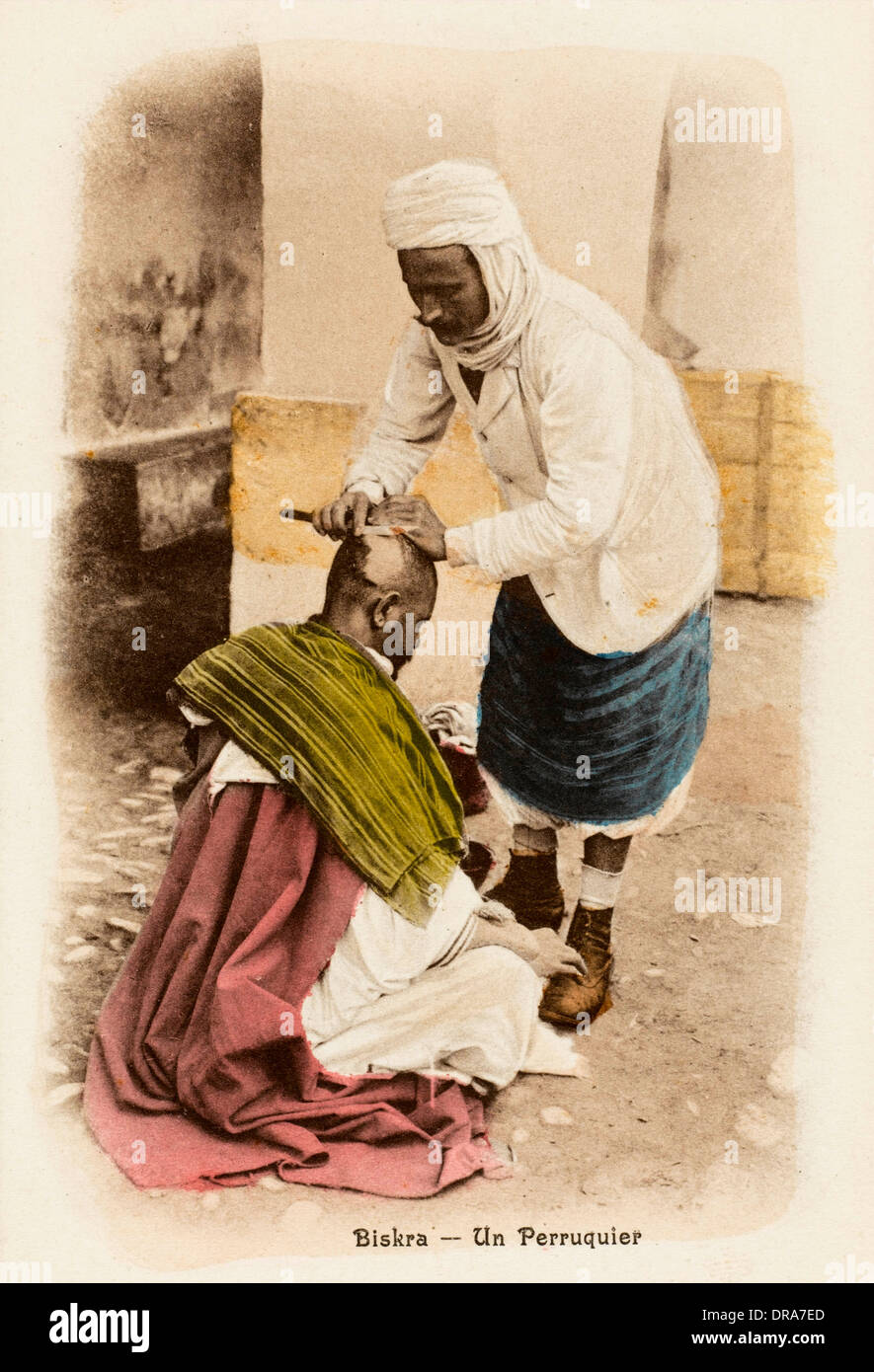 Perruquier- Biskra, Algérie Banque D'Images
