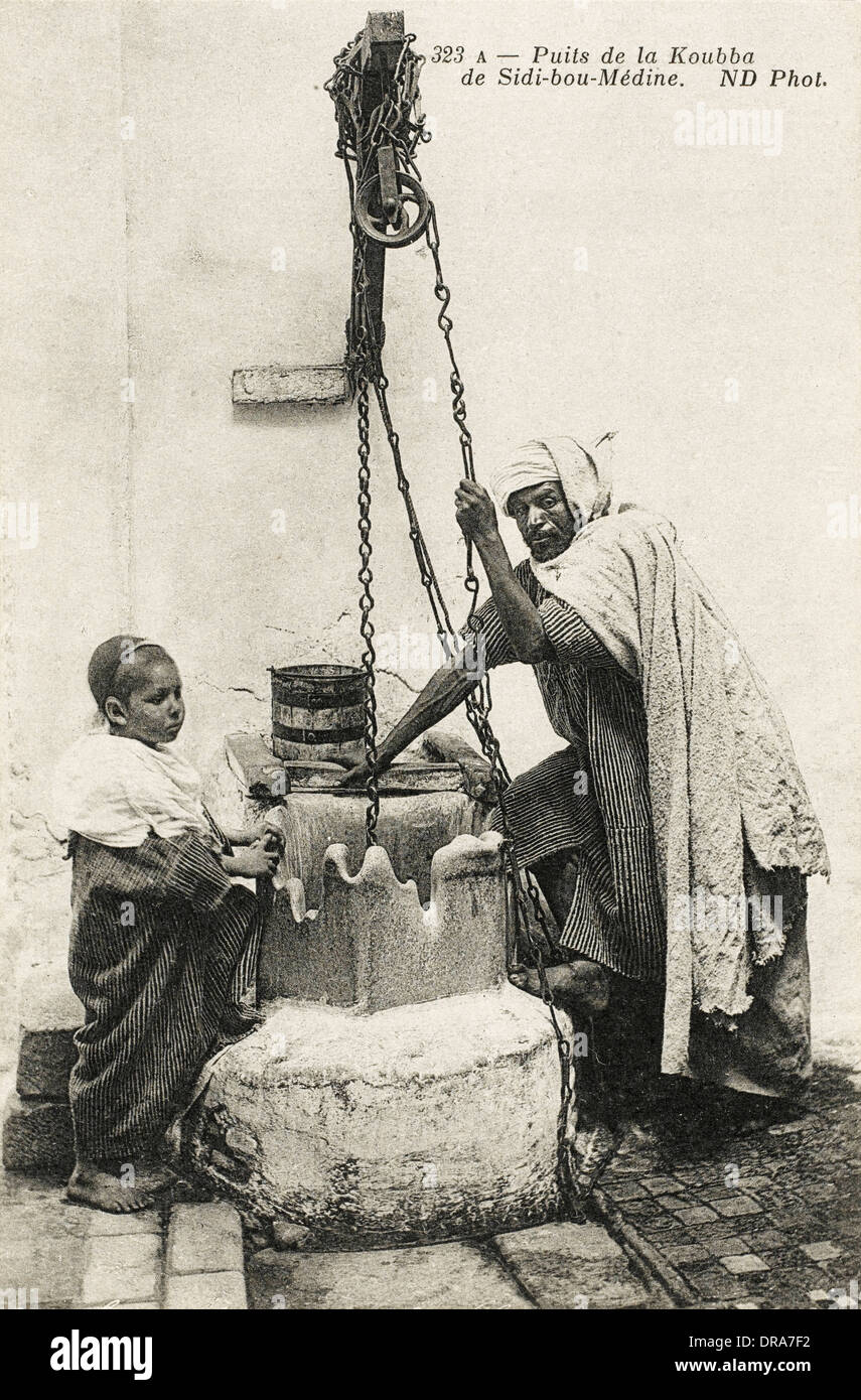 Sidi-bou-Medine, Algérie - la Koubba Wells Banque D'Images