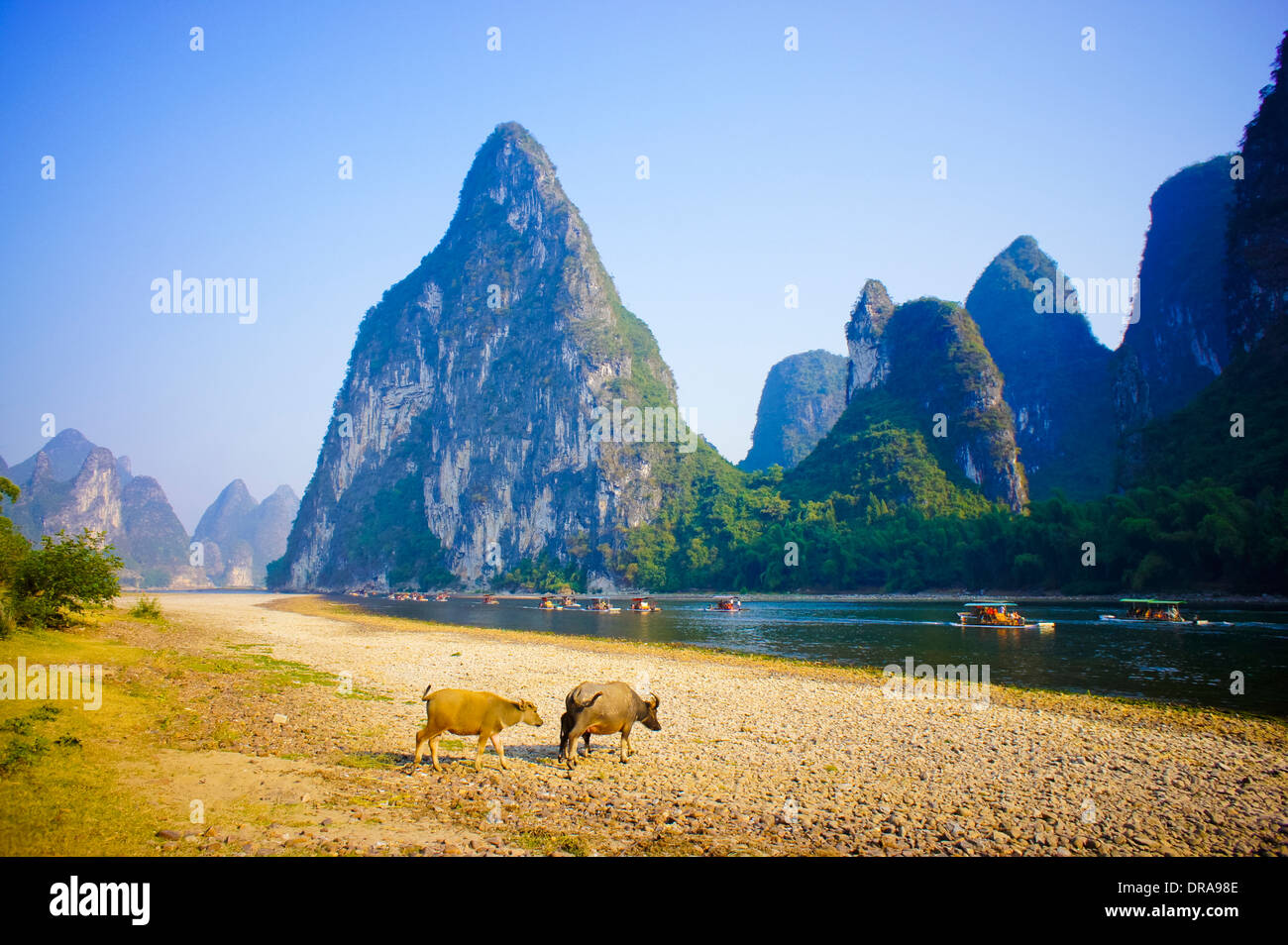 Yangshuo, Guilin, Chine Banque D'Images