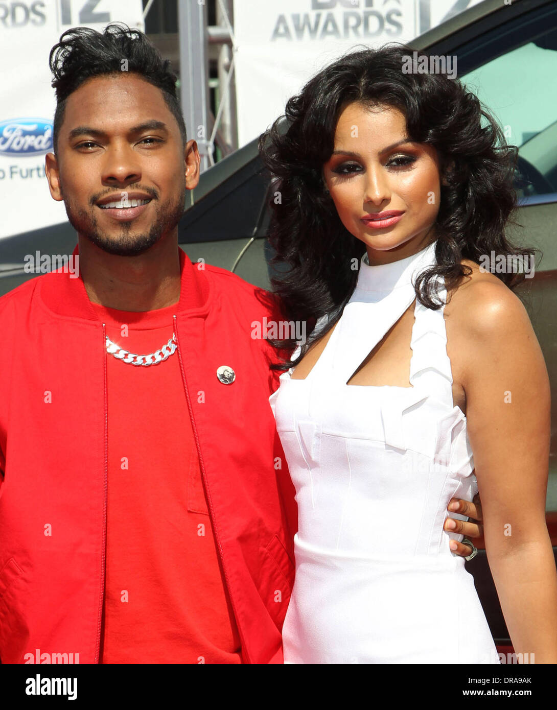 Miguel BET Awards 2012 Au Shrine Auditorium - Arrivées Los Angeles, Californie - 01.07.12 Banque D'Images