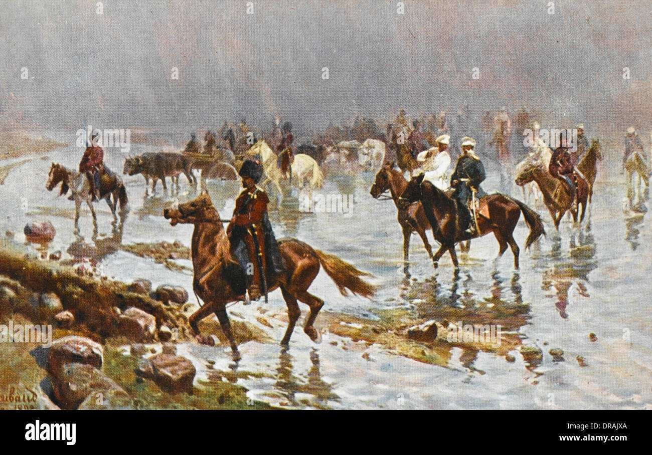 L'armée russe à Kars Banque D'Images