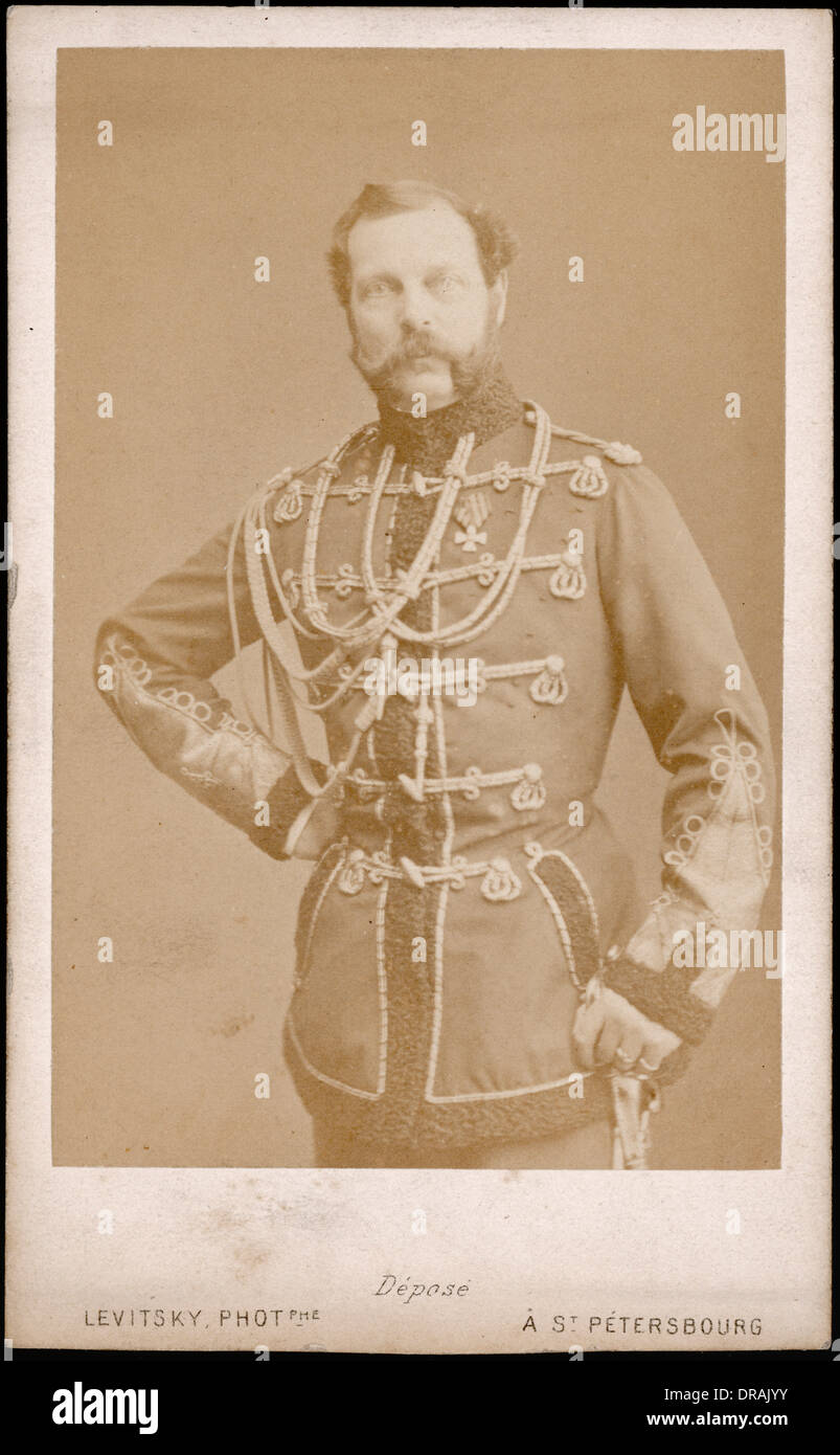 Le tsar Alexandre II de Russie Banque D'Images