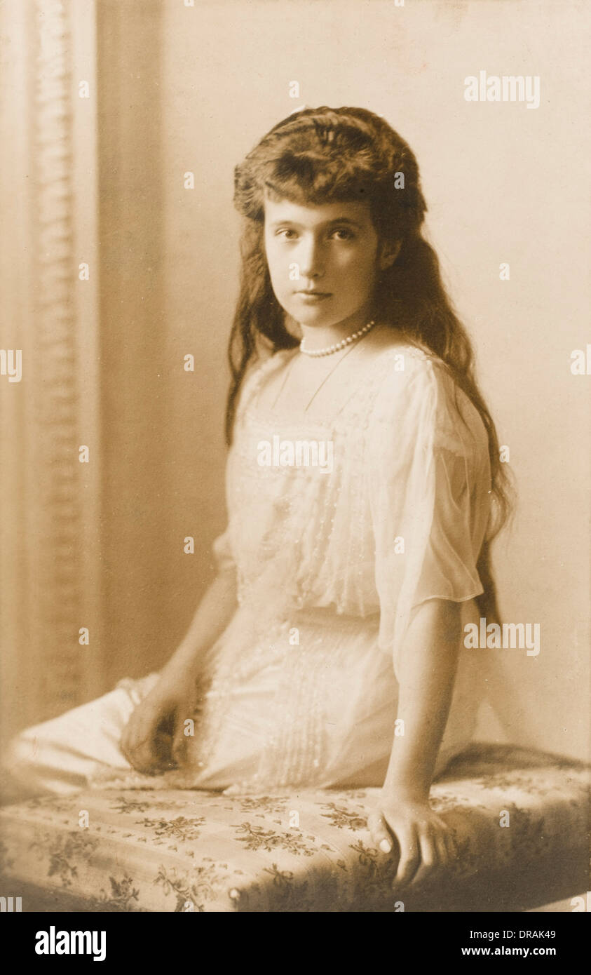 Anastasia Nikolaievna De Russie Freres Et Soeurs Anastasia nikolaevna Banque de photographies et d'images à haute résolution  - Alamy