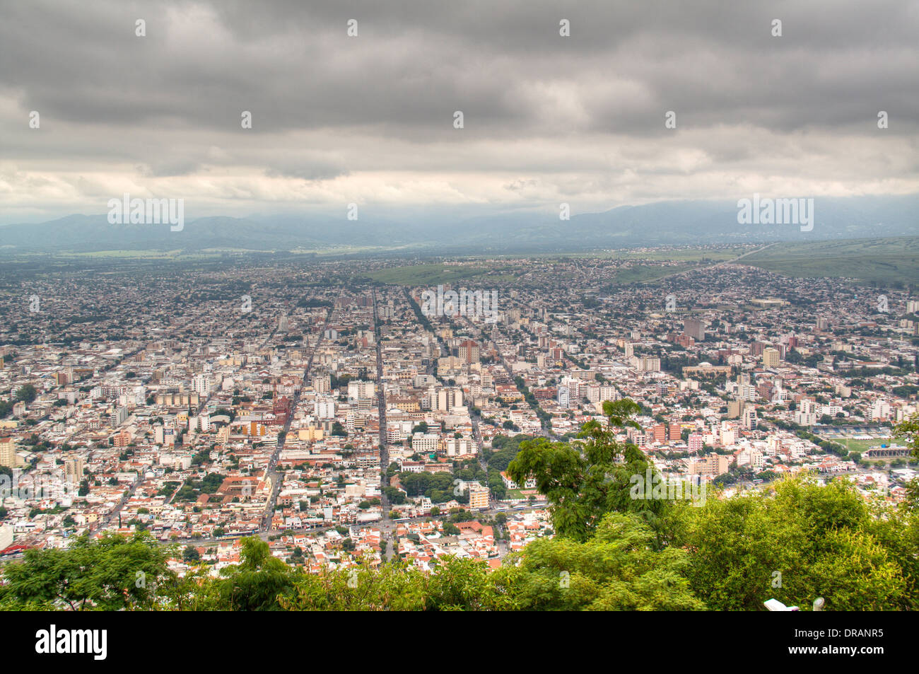 Vue sur Salta Banque D'Images