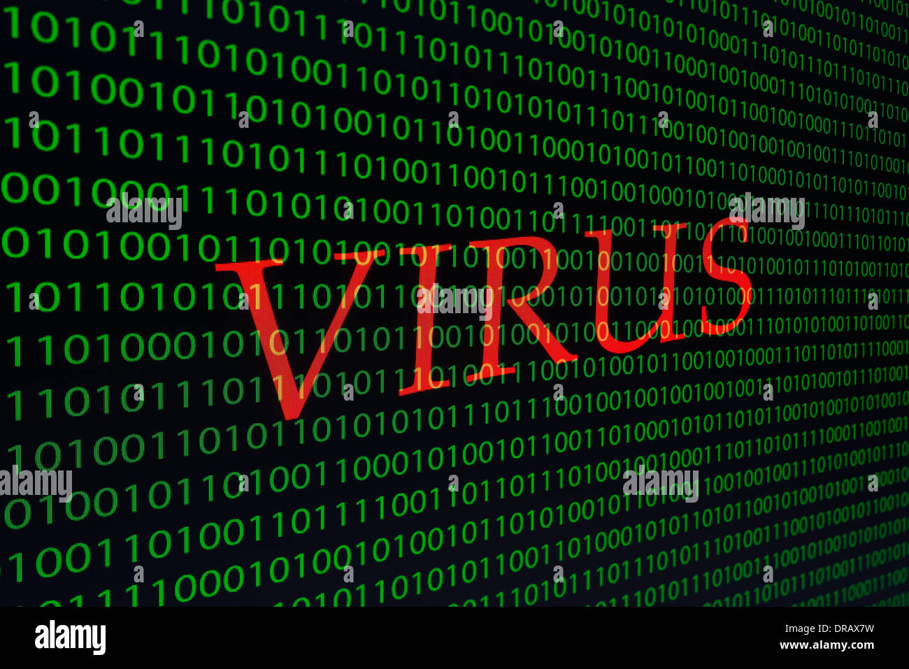 Virus informatique Banque D'Images