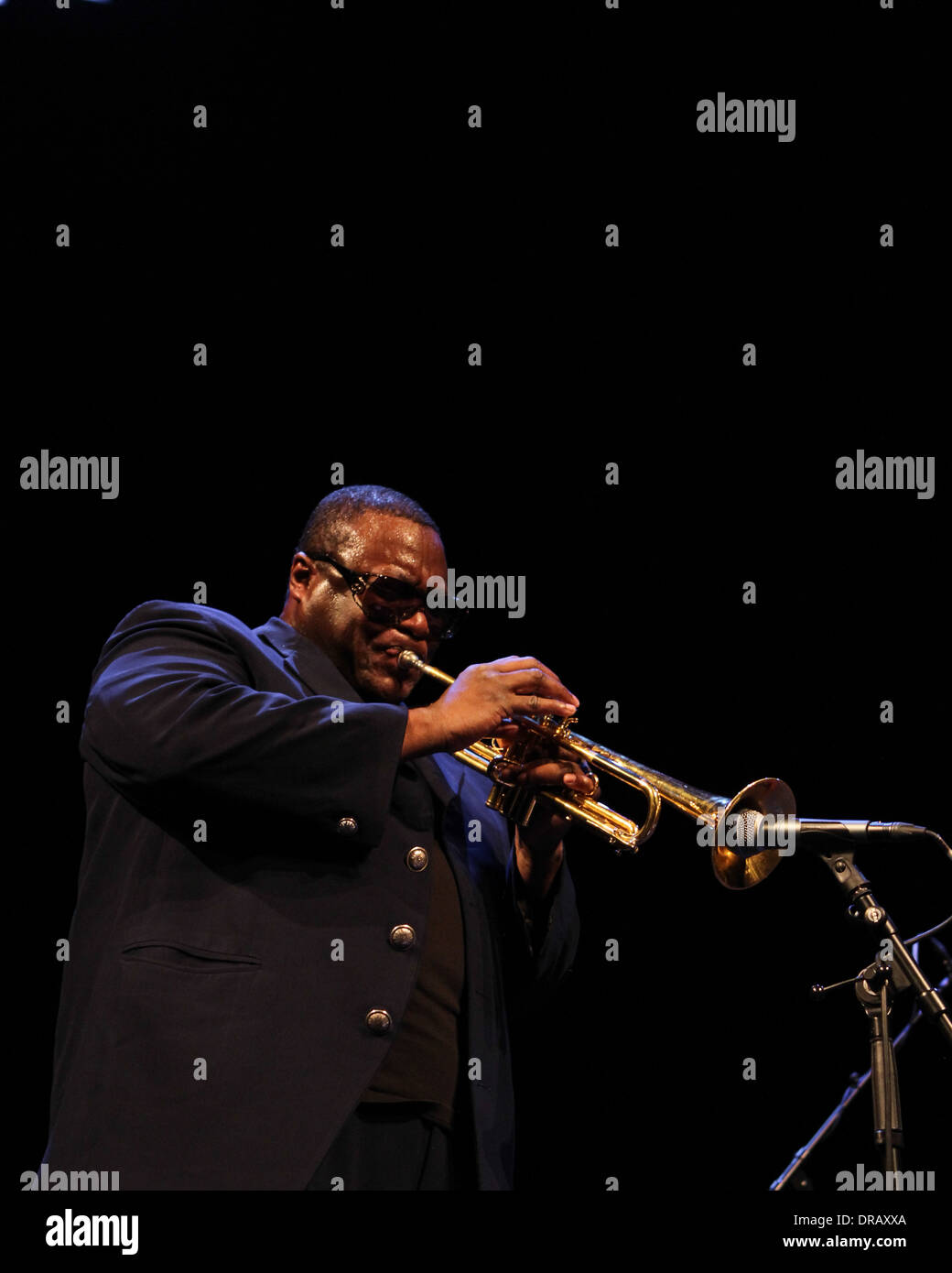 Wallace Roney, trompette, au Festival de Jazz de Copenhague 2012, copenhague, Danemark Banque D'Images