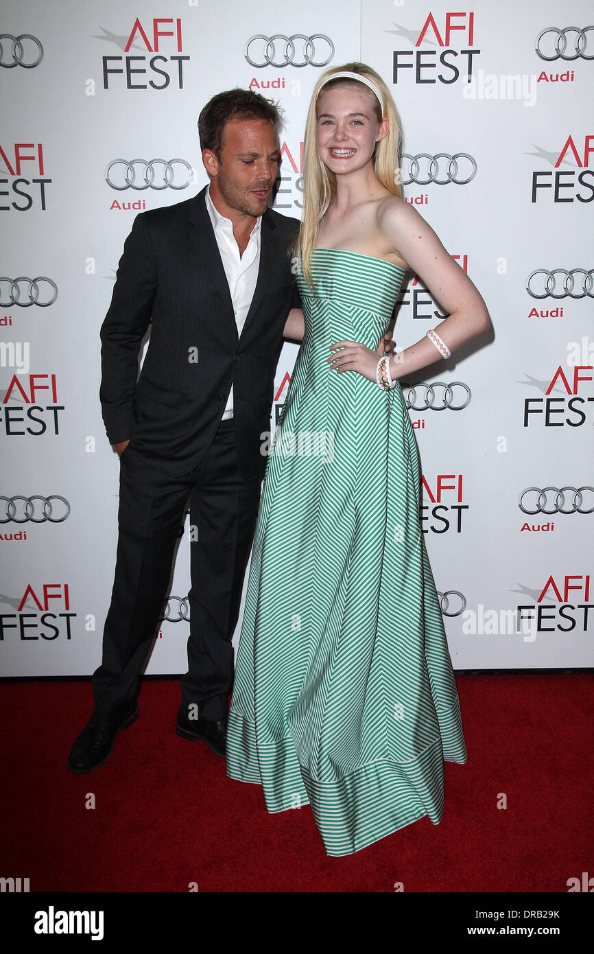 Stephen Dorff, Elle Fanning au "Festival de l'examen préalable des Zaytoun, 2012 Chinese Theatre, à Hollywood, CA 11-07-12 Banque D'Images