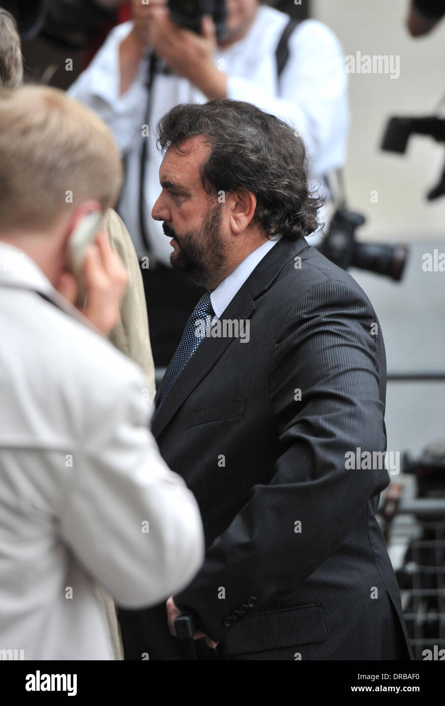 George Carter-Stephenson QC de John Terry's équipe juridique arrive à la Cour de Westminster. Londres, Angleterre - 09.07.12 Banque D'Images