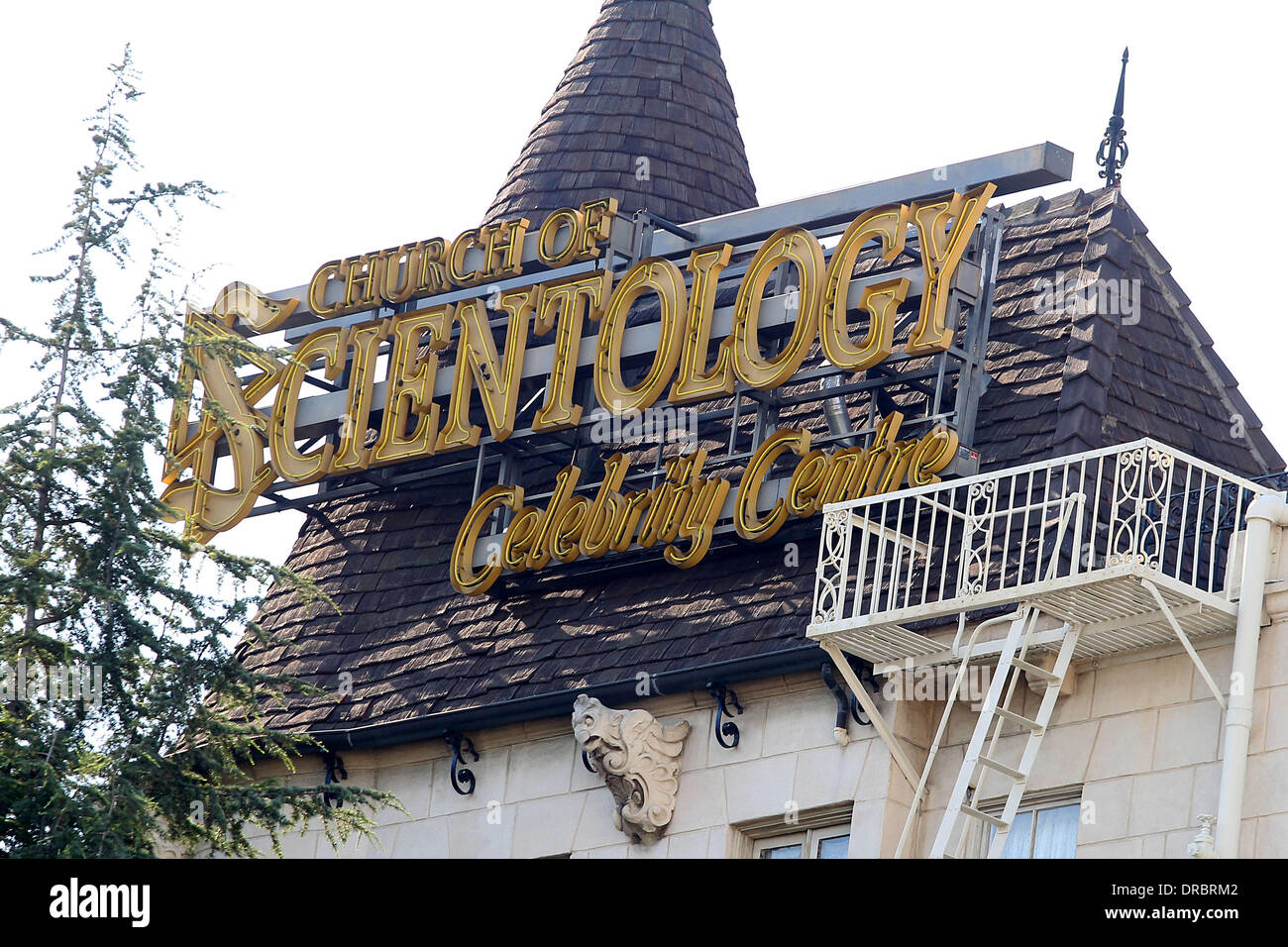 Vue générale de l'Église de scientologie Celebrity Centre et Los Angeles, Californie - 11.07.12 comprend : vue générale de l'Église de scientologie Celebrity Centre et où : , États-Unis Quand : 11 Oct 2012 Banque D'Images