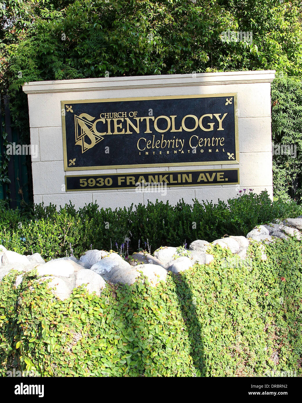 Vue générale de l'Église de scientologie Celebrity Centre et Los Angeles, Californie - 11.07.12 comprend : vue générale de l'Église de scientologie Celebrity Centre et où : , États-Unis Quand : 11 Oct 2012 Banque D'Images