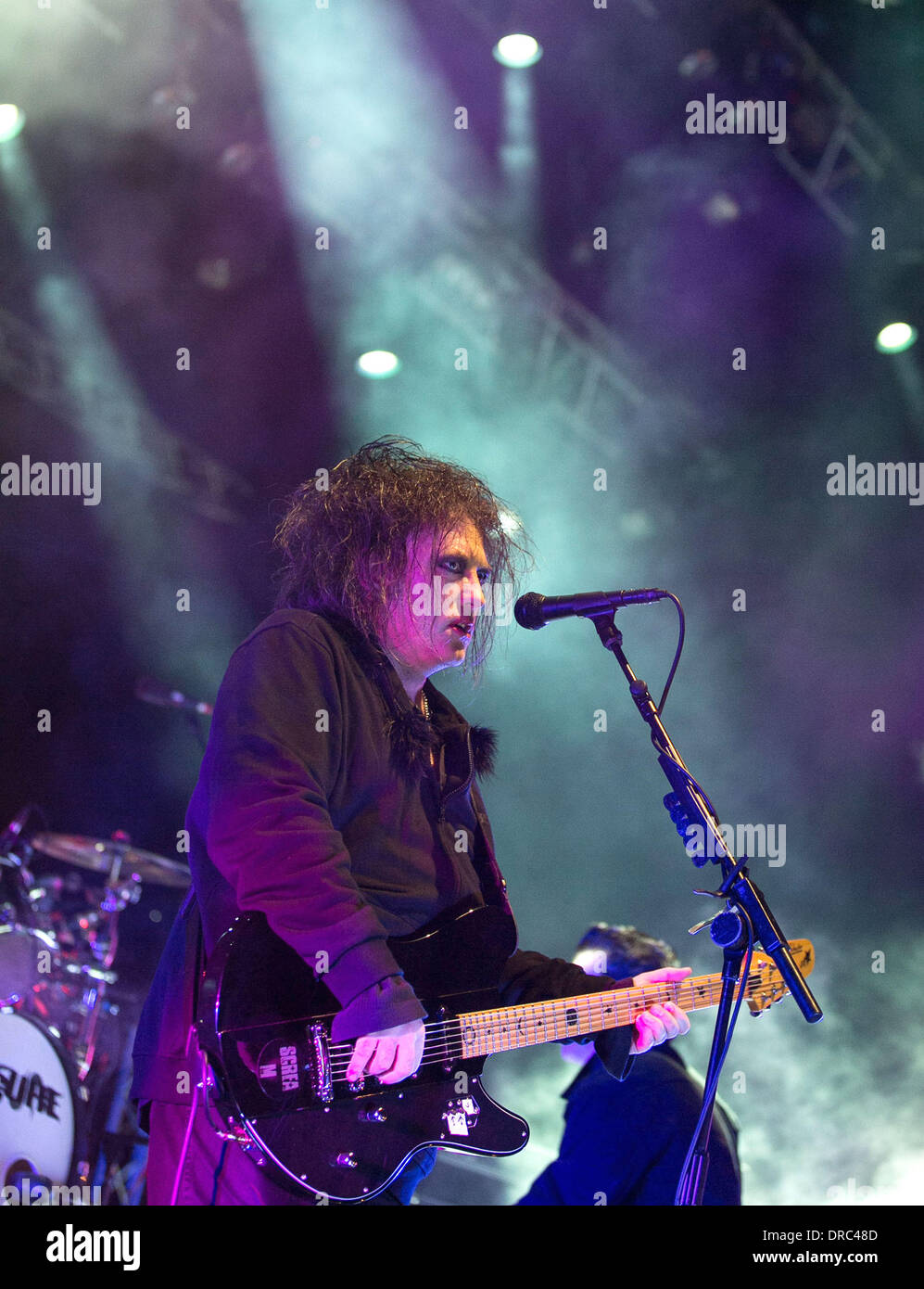 Robert Smith de The Cure Festival Optimus Alive Passeio Maritimo de Alges à - Jour 2 Alges, Portugal - 14.07.12 Banque D'Images