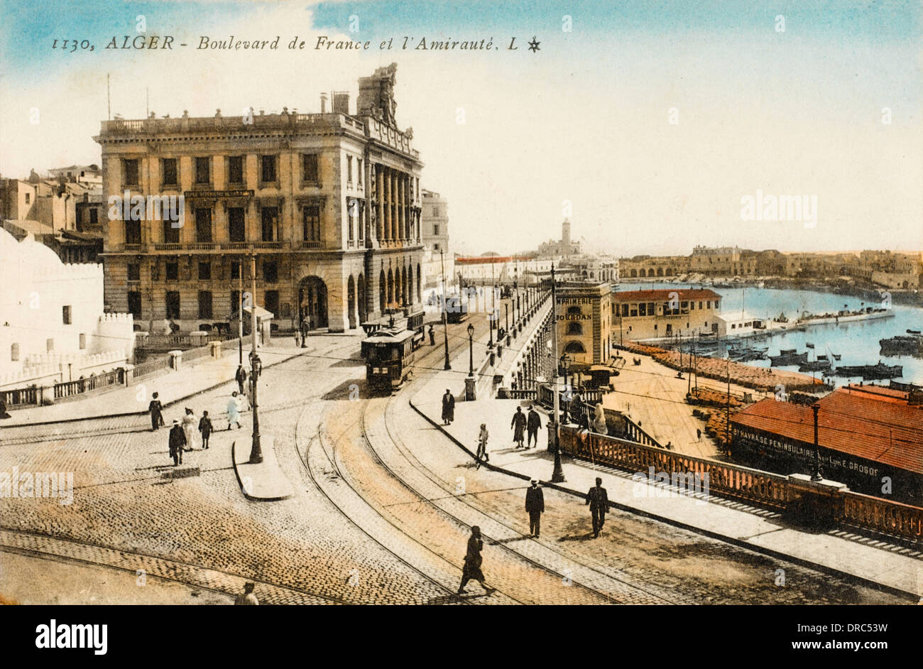 Stéréoview Algérie Alger 1870 - Photo Stéréo Albuminée - Vintage