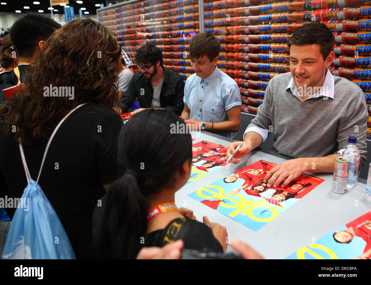 Kevin McHale, Cory Monteith San Diego Comic-Con 2012 - 'Glee' - Stand Signature San Diego, Californie - 14.07.12 Avec : Kevin McHale, Cory Monteith Où : San Diego, CA Quand : 14 juillet 2012 Banque D'Images