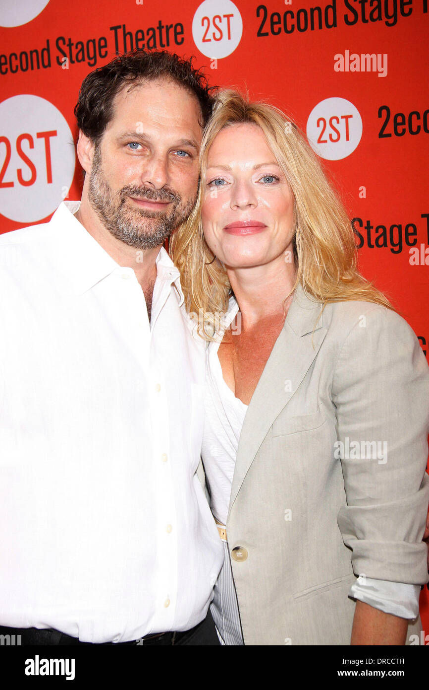 Kurt Deutsch et Sherie Rene Scott New York premiere de 'Dogfight' au deuxième stage Theatre - Arrivées. La ville de New York, USA -16.07.12 Banque D'Images