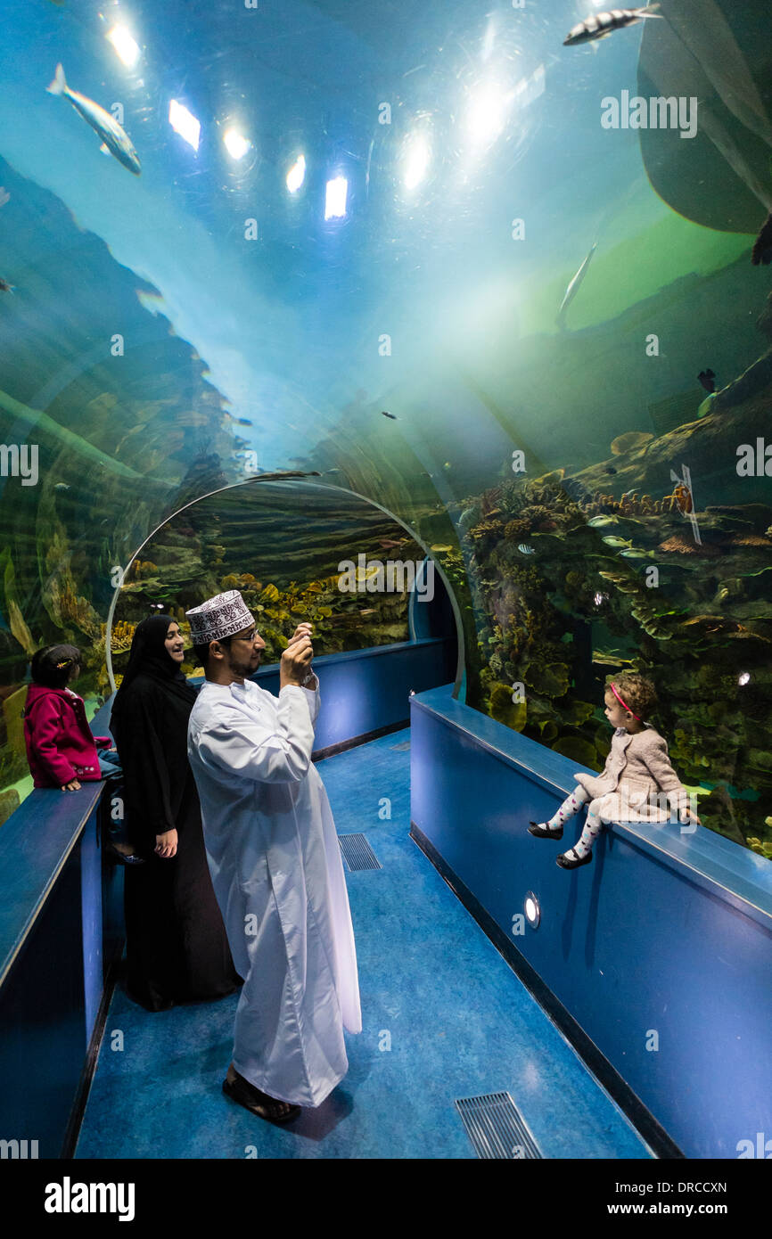 Aquarium de Sharjah, Emirats Arabes Unis Banque D'Images