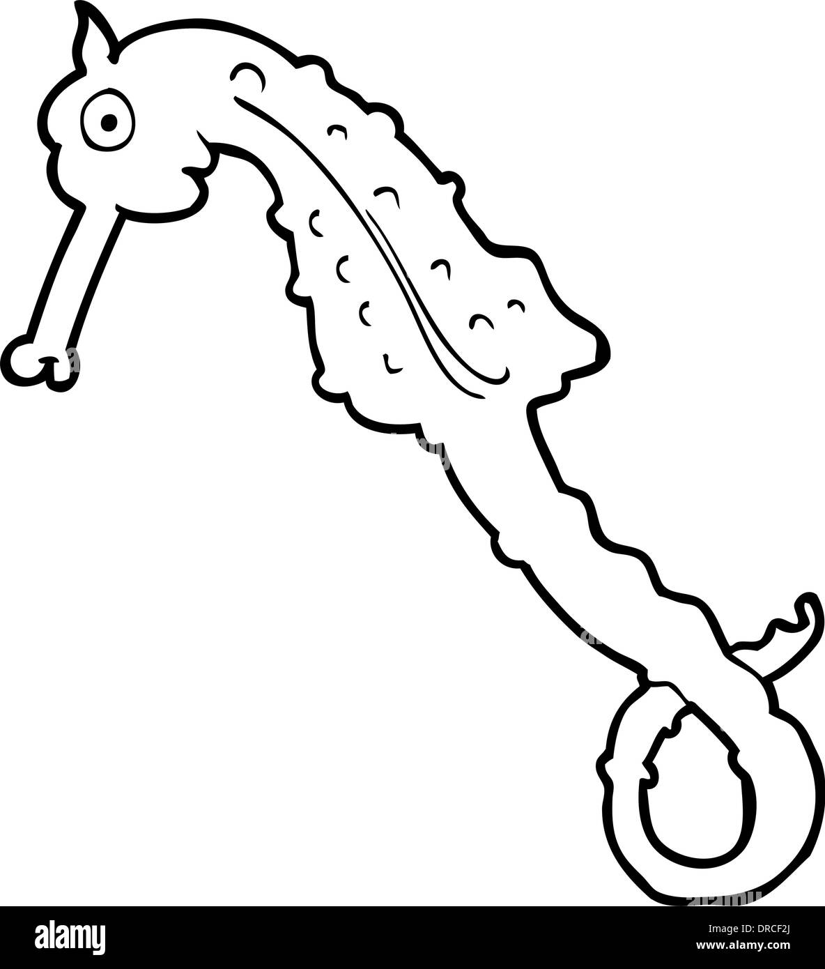 Cartoon sea horse Illustration de Vecteur