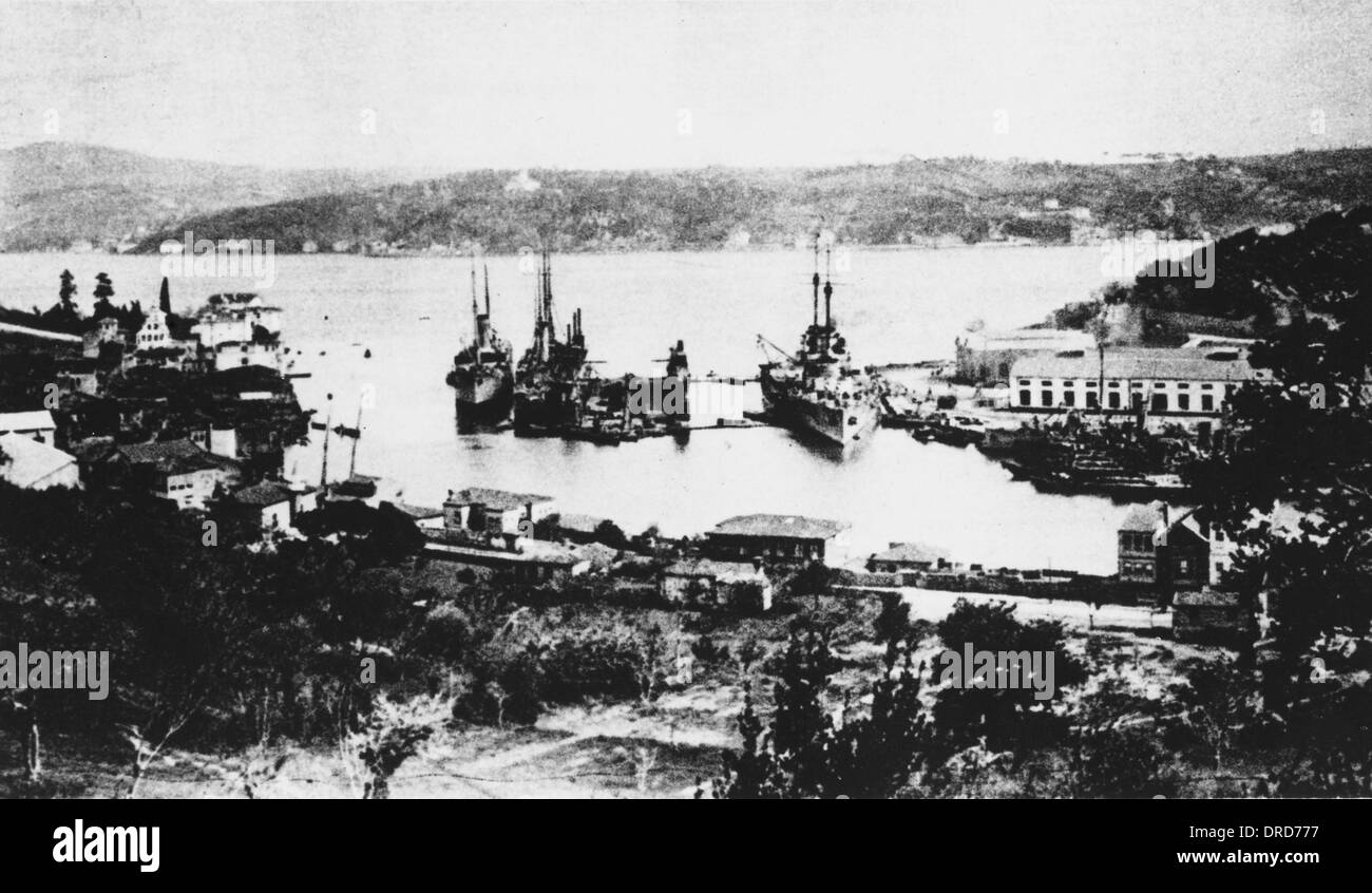 La marine allemande de la PREMIÈRE GUERRE MONDIALE en Turquie Banque D'Images