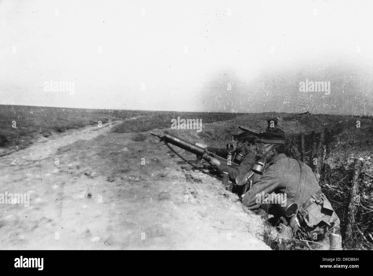 Poste d'observation allemand WWI Banque D'Images