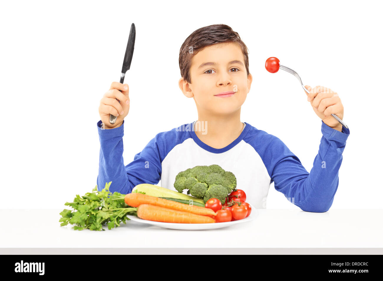 Enfant Mangeant Du Brocoli Banque De Photographies Et D images Haute enfant-mangeant-du-brocoli-banque-de-photographies-et-d-images-haute