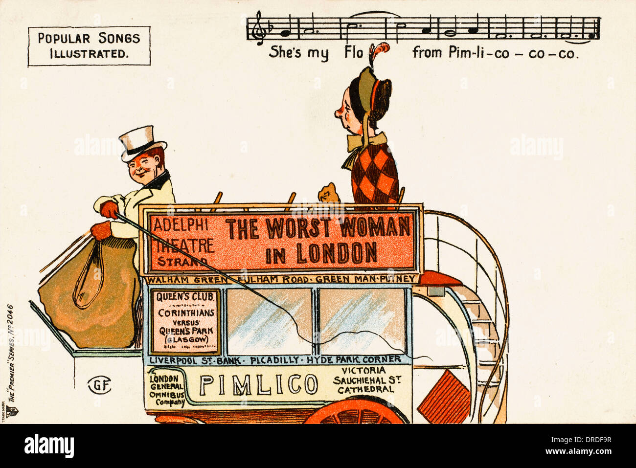 Chansons populaires illustré - Pimlico Banque D'Images