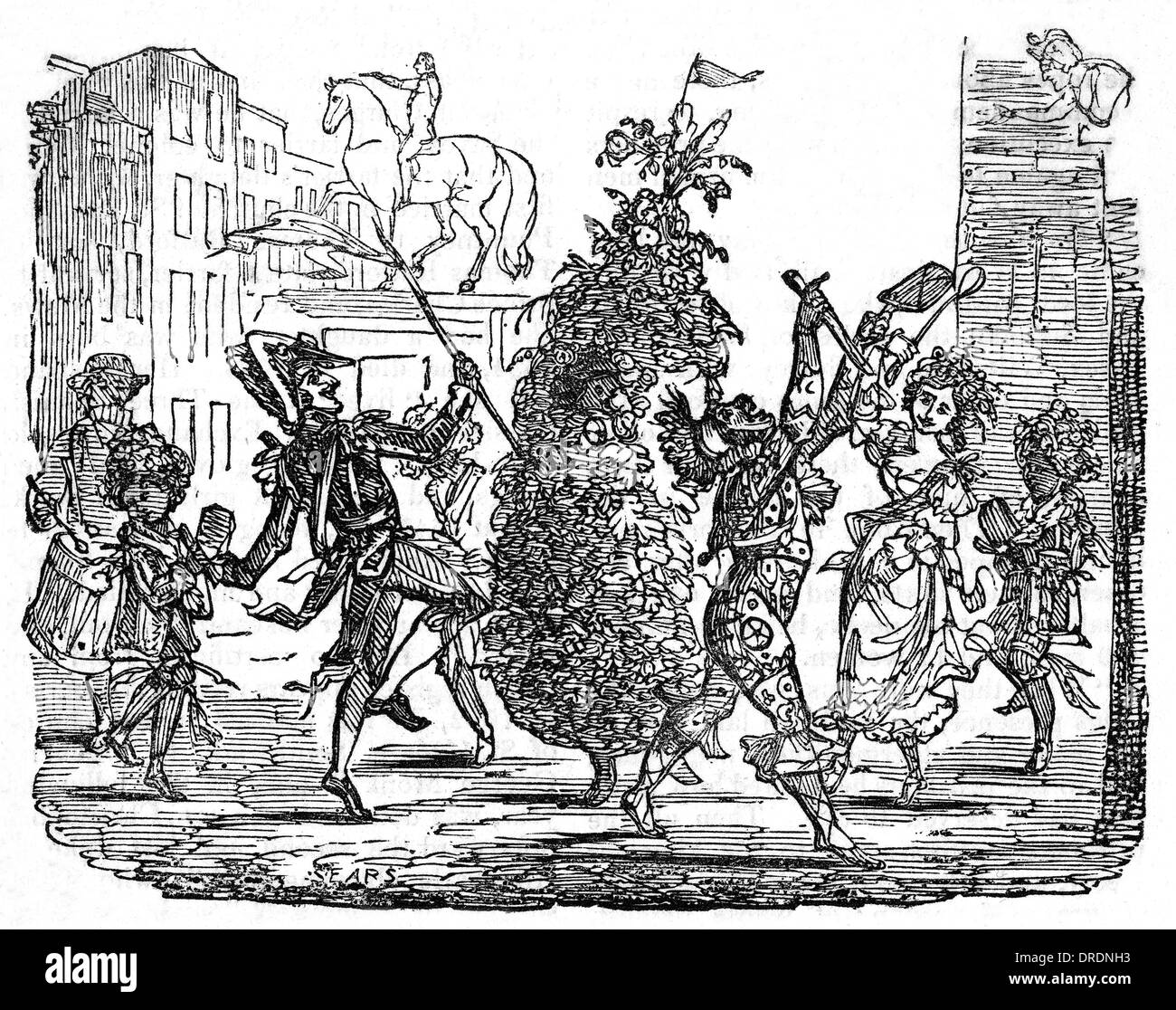 Balayeuses de cheminée pour le premier mai Banque D'Images