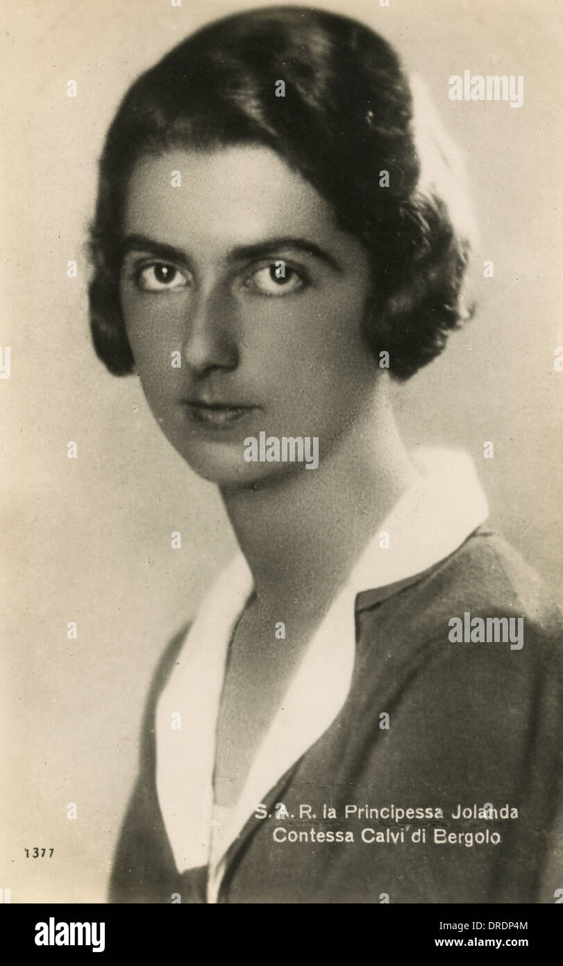 La princesse Yolande de Savoie Banque D'Images