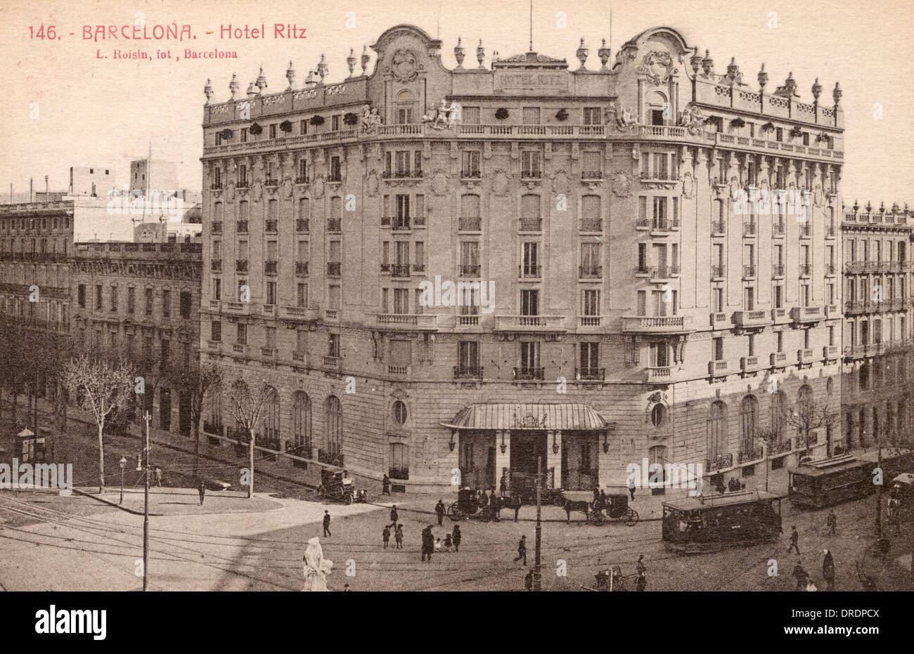 Hotel Ritz - Barcelone, Espagne Banque D'Images