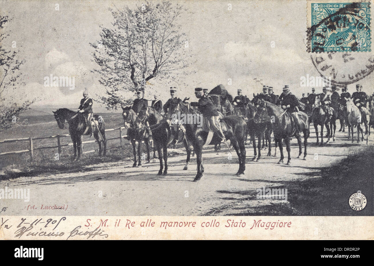 Roi d'Italie le manoeuvre Banque D'Images
