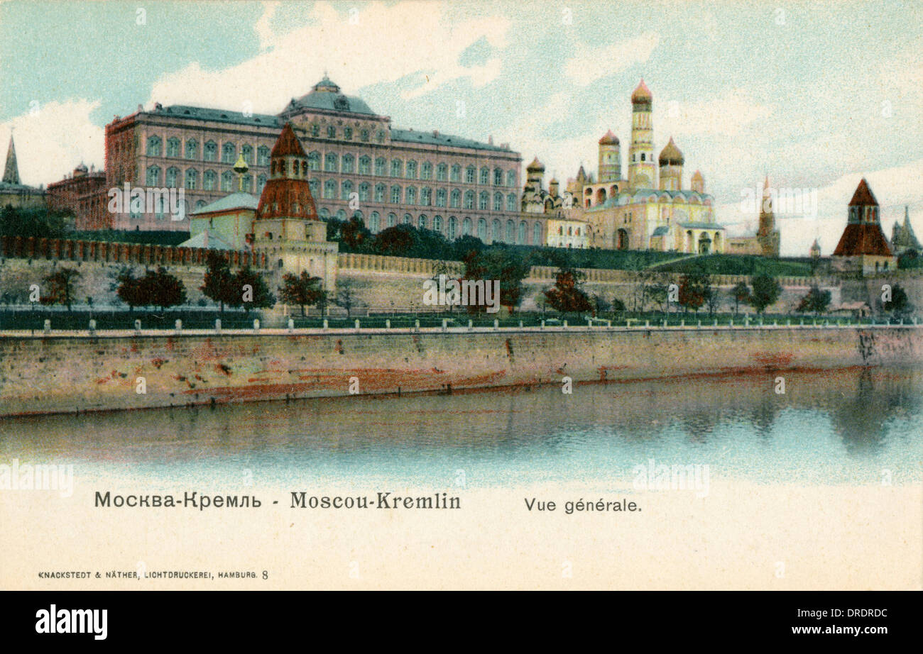 Vue sur le Kremlin, Moscou, Russie Banque D'Images