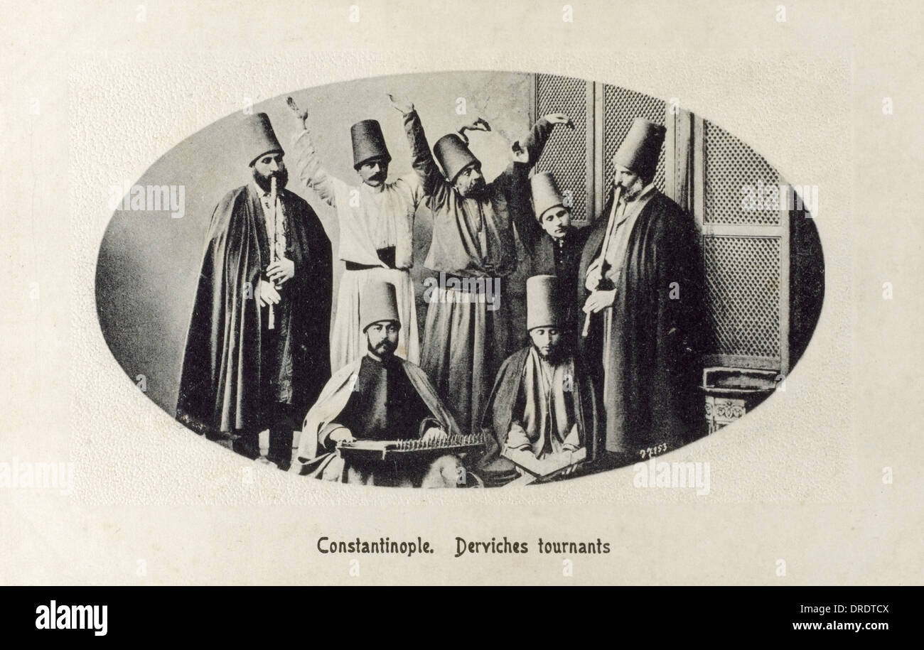 Whirling Derviches - Constantinople Banque D'Images