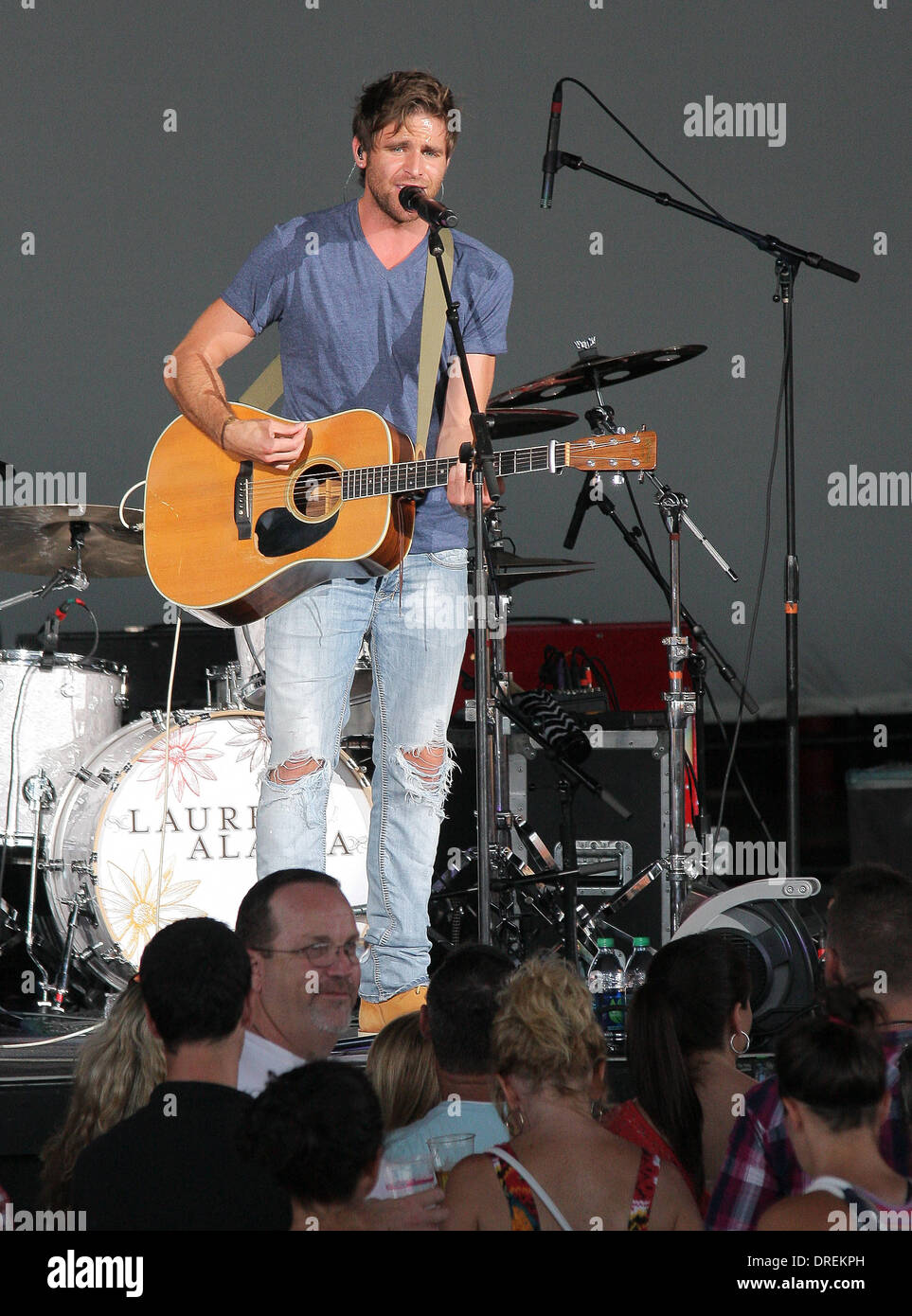 Canaan Smith performing live pendant le 'dans vos mains' tour à l'Amphithéâtre Cruzan West Palm Beach, Floride - 29.07.12 Banque D'Images