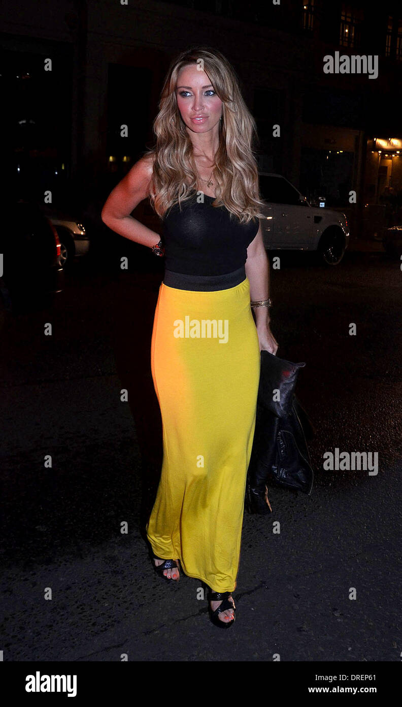 Lauren Pope à la fête d'anniversaire de Joey Essex à Funky Buddha Londres, Angleterre - 31.07.12 Banque D'Images