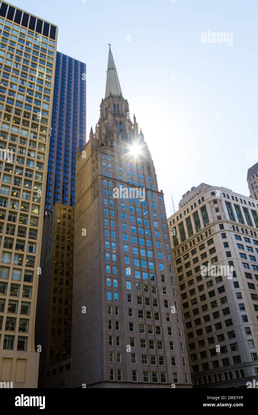 Le Temple Building à Chicago Banque D'Images