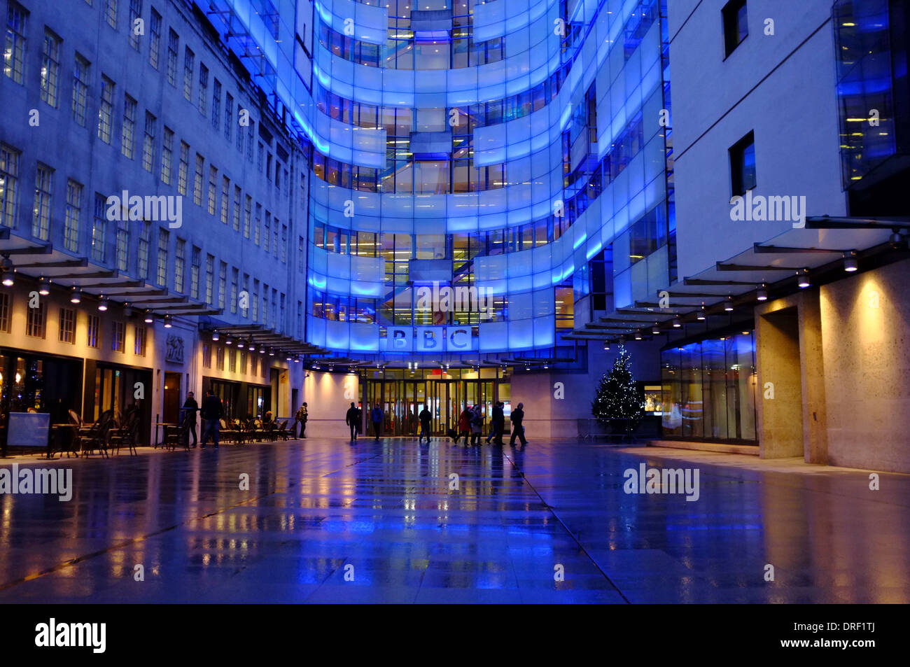 Le siège de la BBC à Londres, Royaume-Uni Banque D'Images