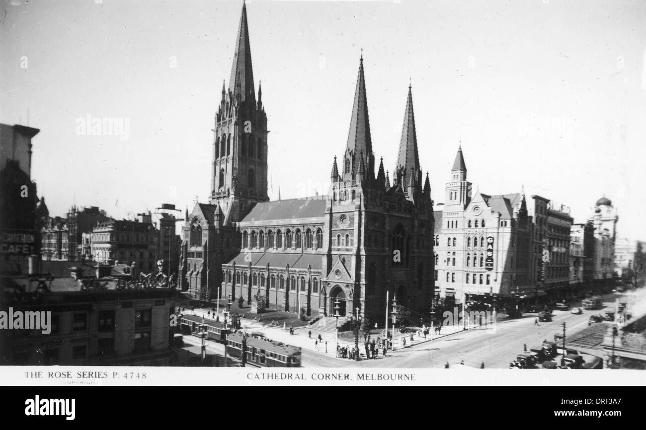 St. Cathédrale Pauls - Melbourne, Victoria, Australie Banque D'Images