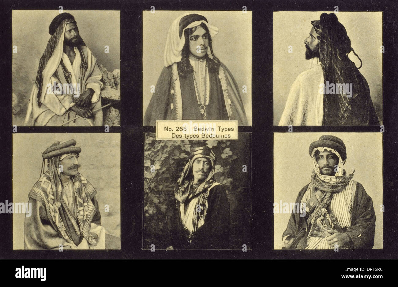 Les hommes bédouins syriens - Costume série (2/3) Banque D'Images