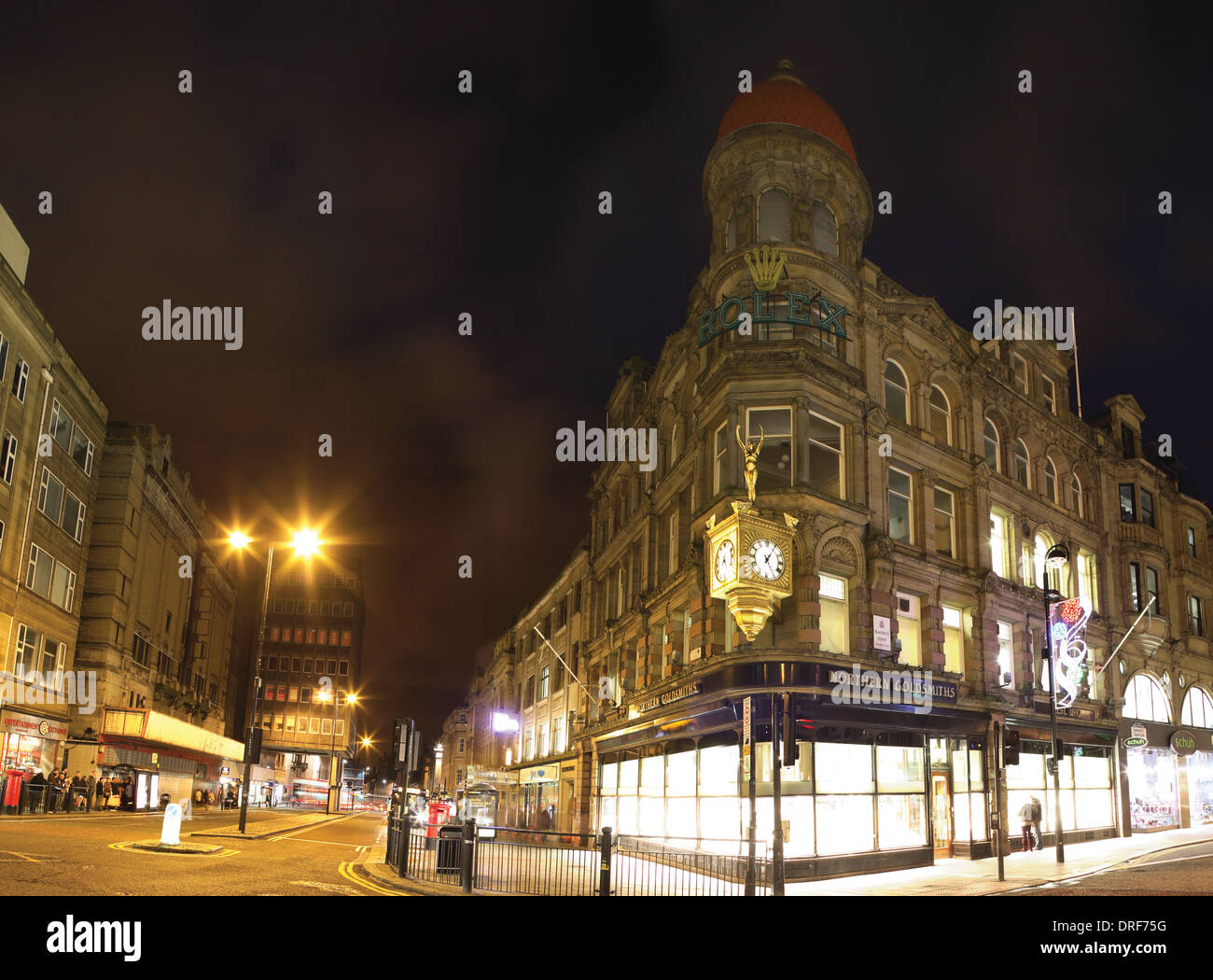 Blackett Street, Newcastle City Centre Banque D'Images